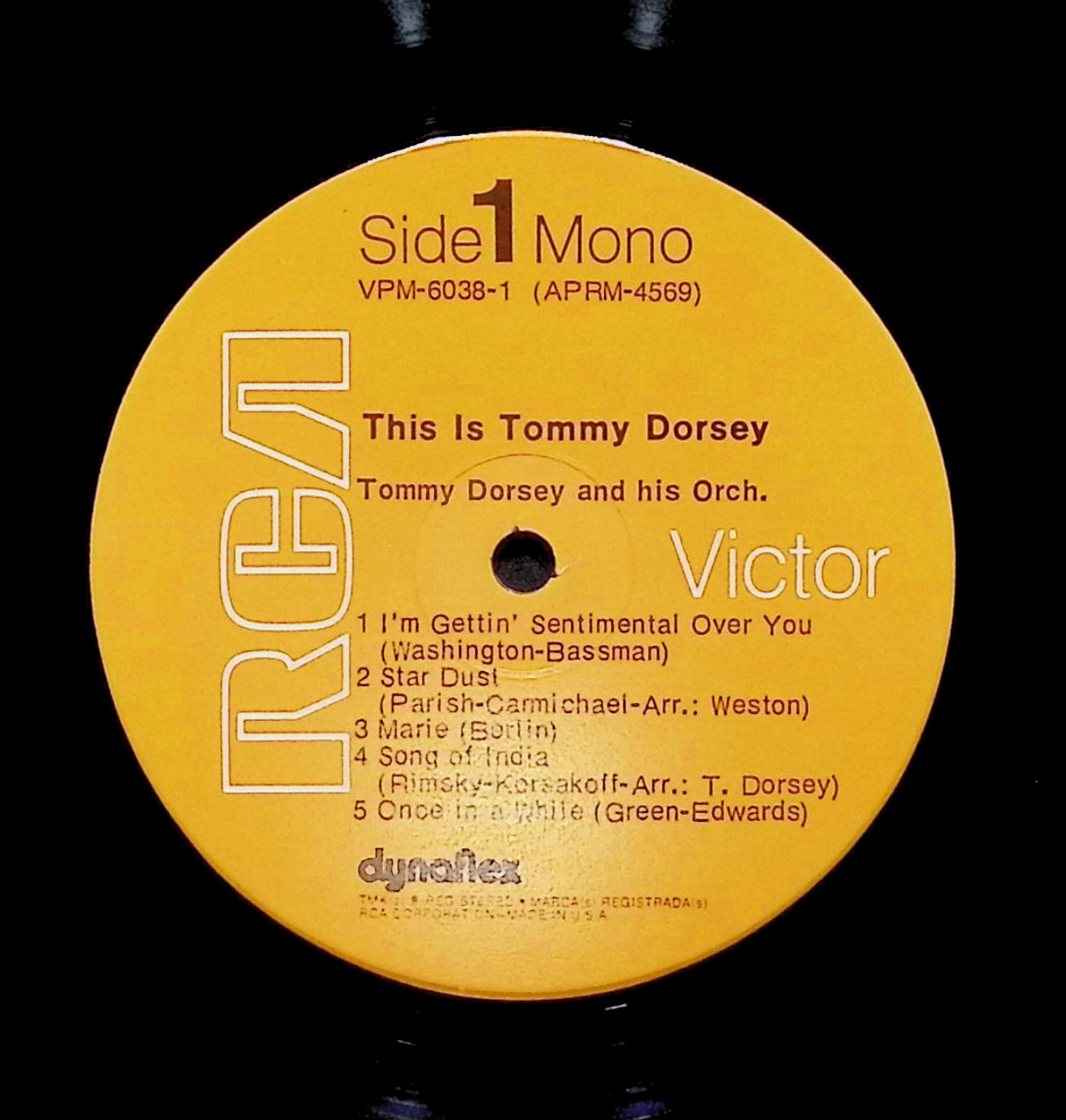 Tommy Dorsey - This Is Tommy Dorsey 12" LP 2020 RCA Victor Jazz — image 4