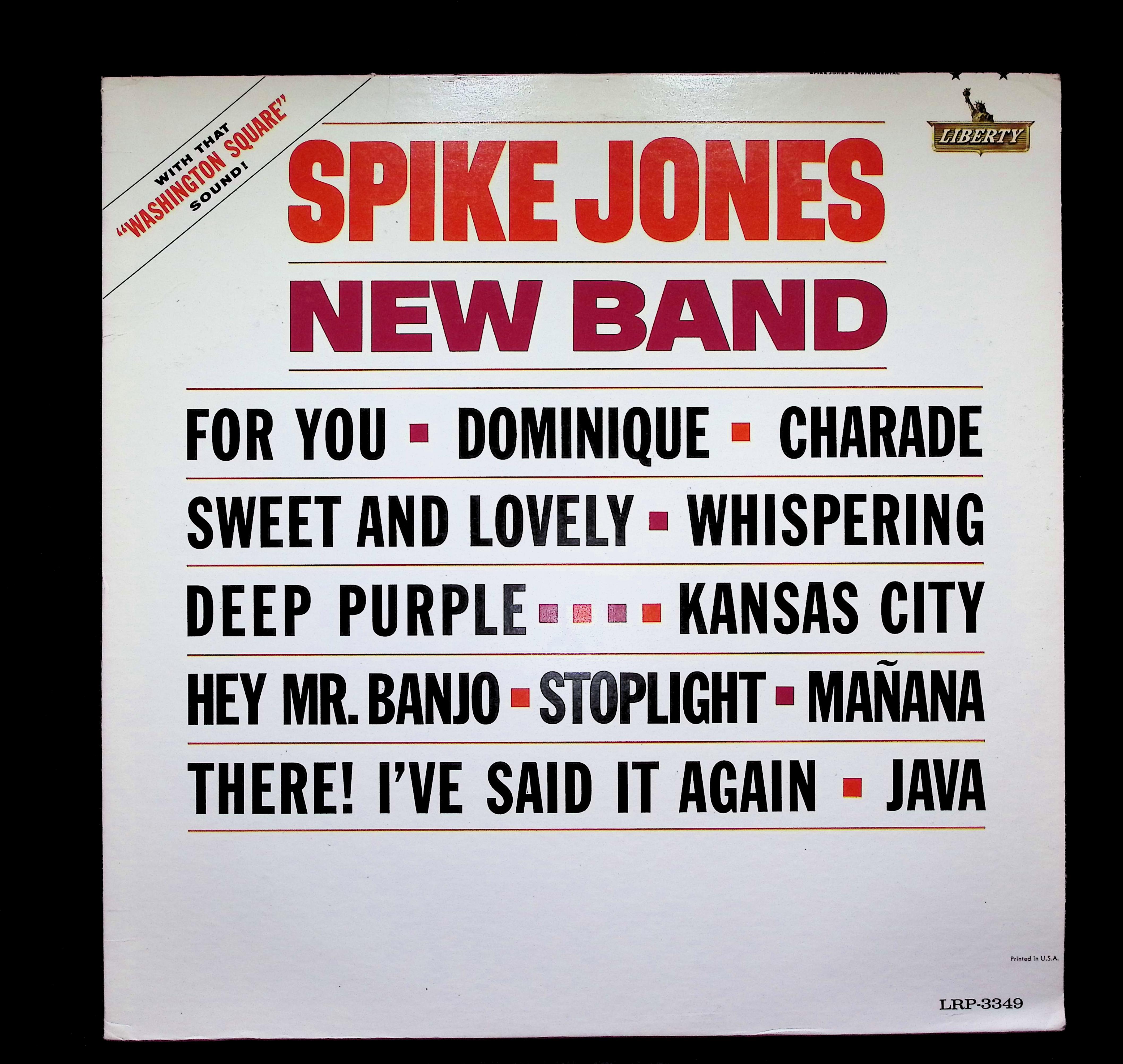 Spike Jones New Band New Band 12" LP 1964 LRP-3349 Jazz