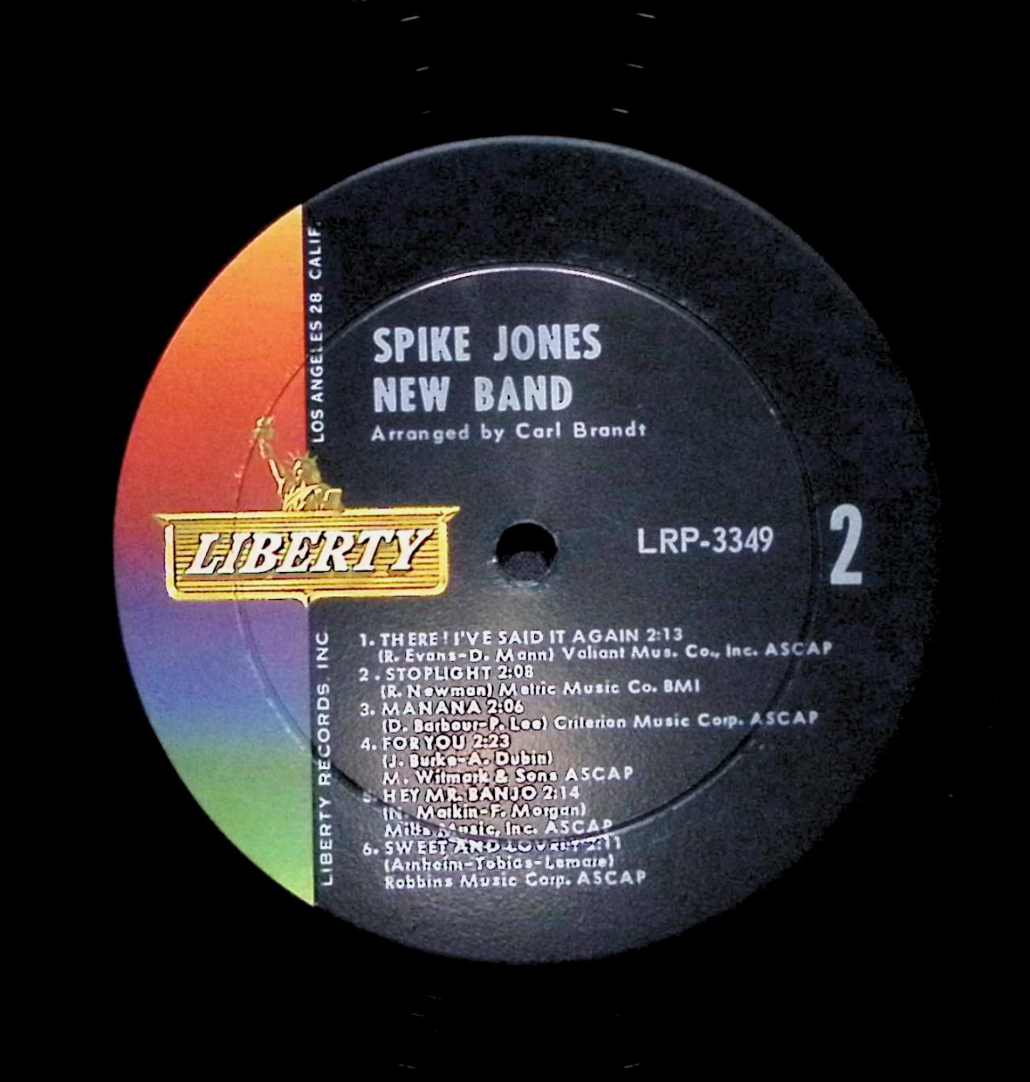 Spike Jones New Band New Band 12" LP 1964 LRP-3349 Jazz — image 2