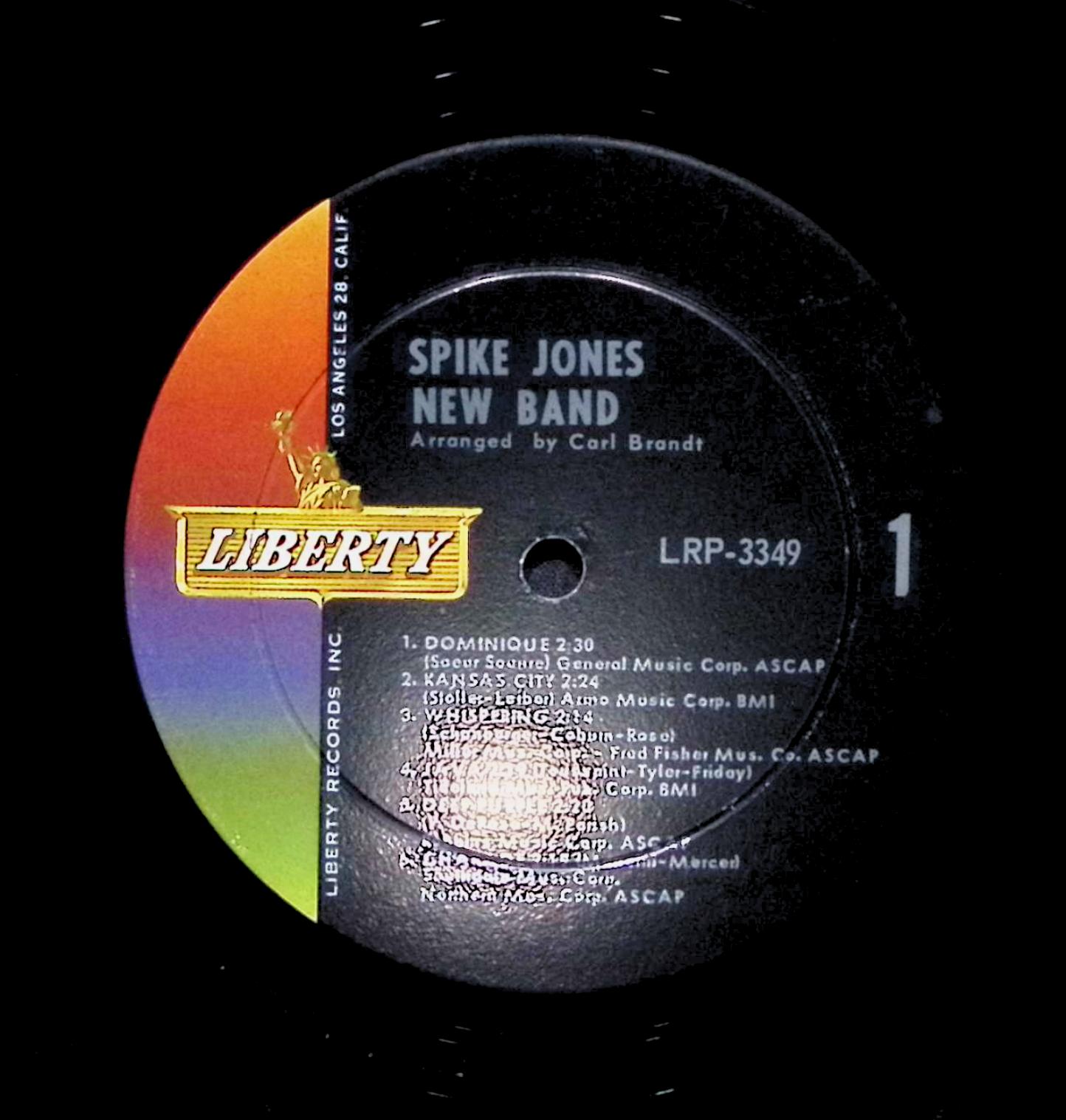 Spike Jones New Band New Band 12" LP 1964 LRP-3349 Jazz — image 4