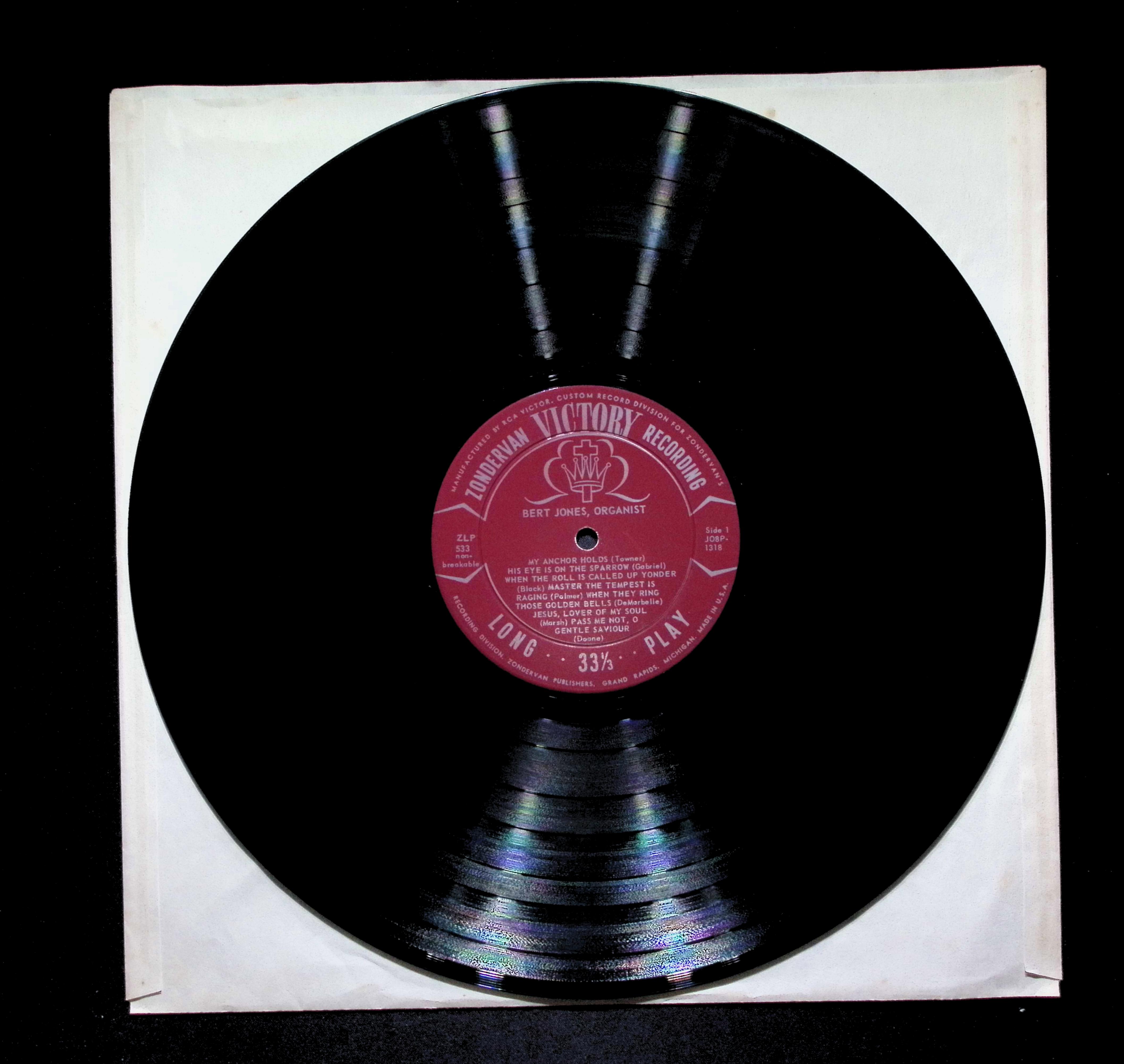 Bert Jones (2) Organ Stylings With Unusual Effects 12" LP 1958 ZLP-533 Jazz — image 3