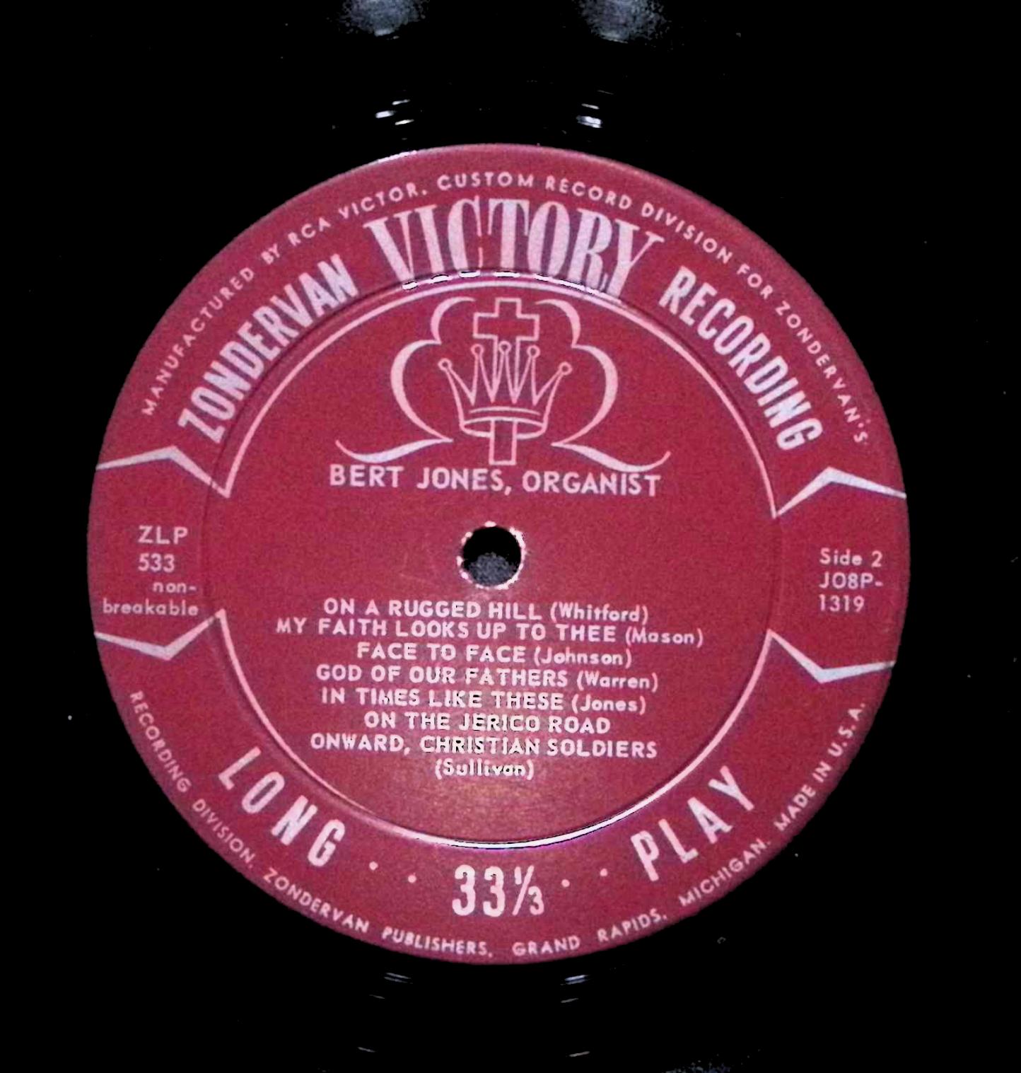 Bert Jones (2) Organ Stylings With Unusual Effects 12" LP 1958 ZLP-533 Jazz — image 4