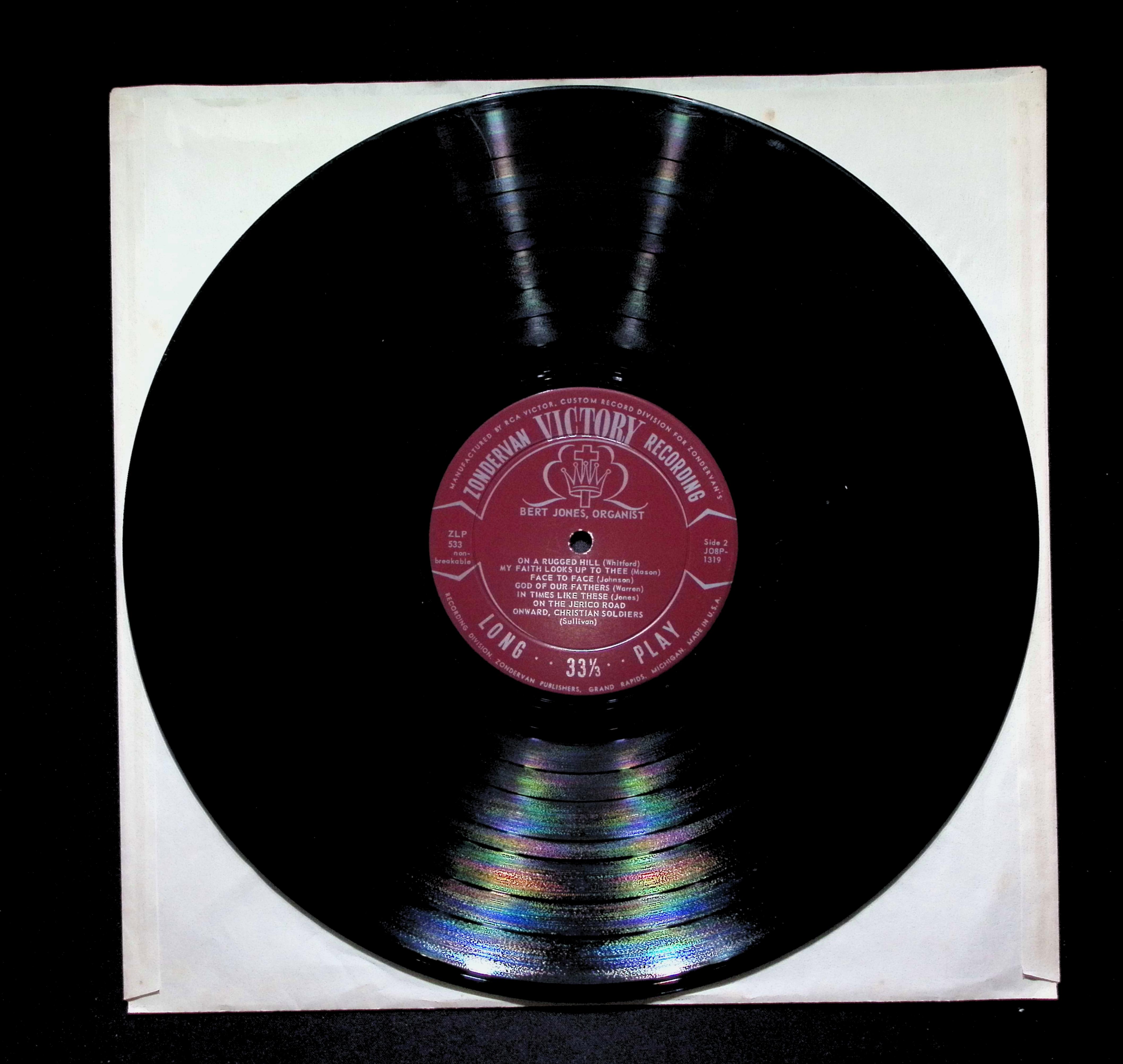 Bert Jones (2) Organ Stylings With Unusual Effects 12" LP 1958 ZLP-533 Jazz — image 5
