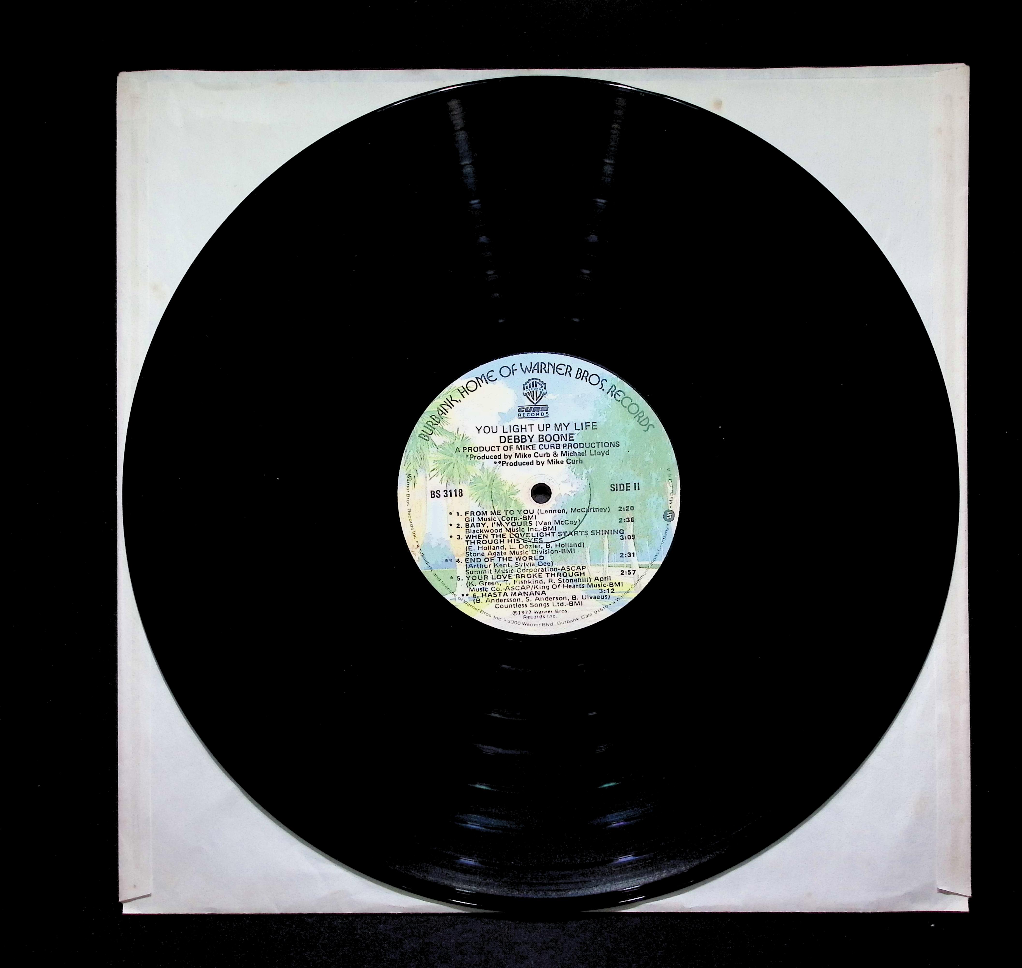 Debby Boone You Light Up My Life 12" LP 1977 BS 3118 Pop — image 3