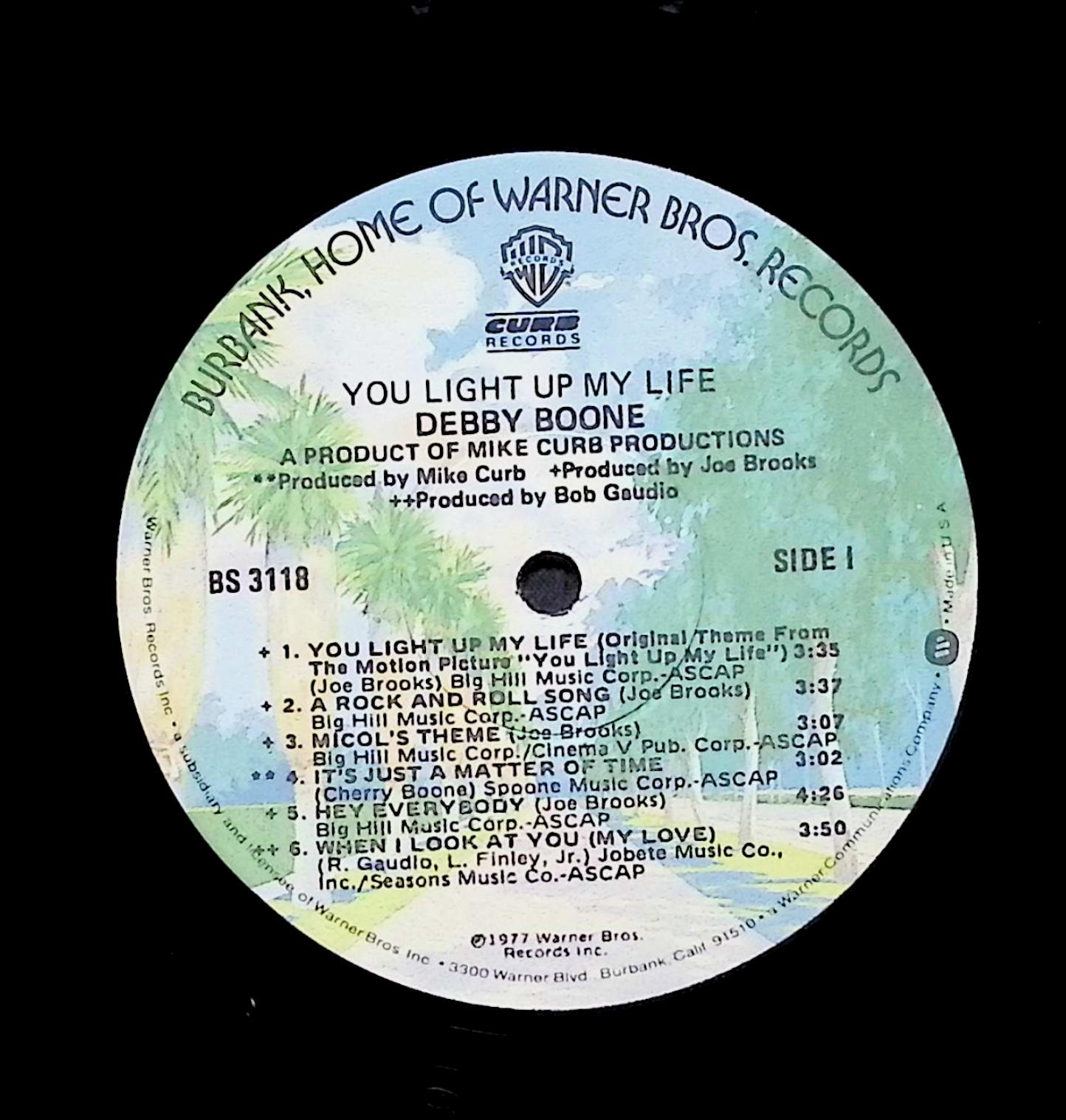 Debby Boone You Light Up My Life 12" LP 1977 BS 3118 Pop — image 4
