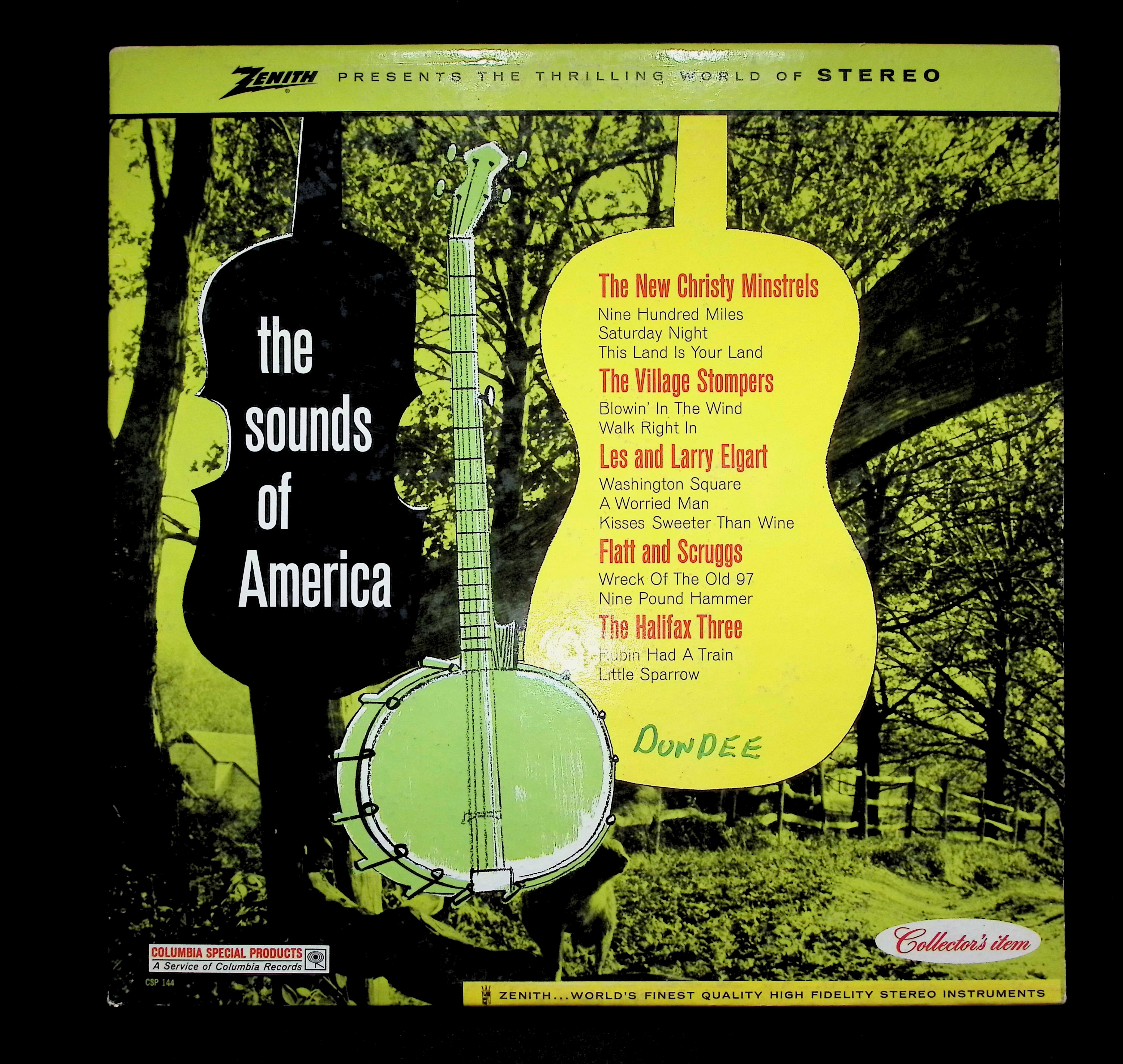 Various Zenith Presents The Sounds Of America 12" LP 0 CSP 144 Folk