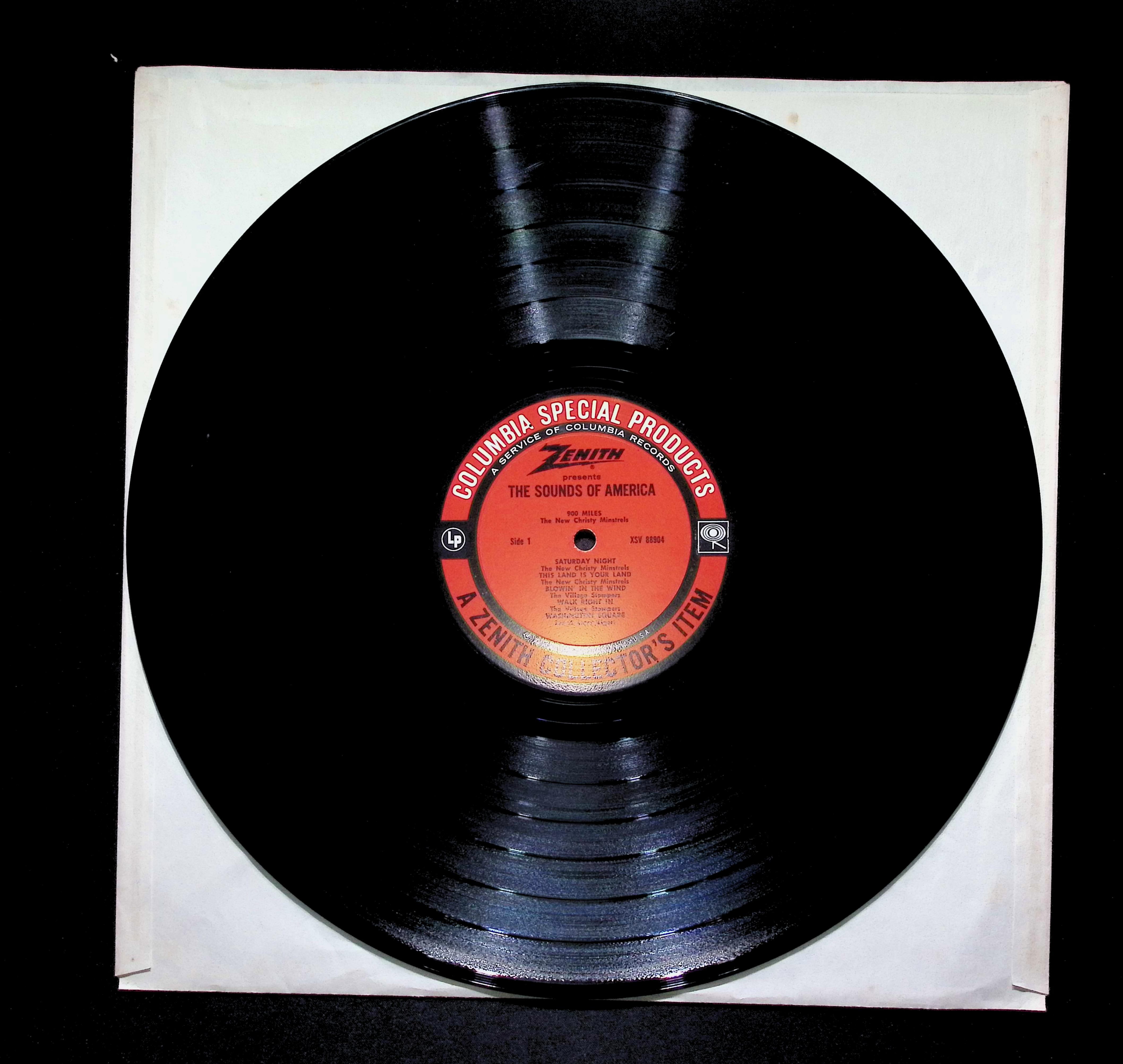 Various Zenith Presents The Sounds Of America 12" LP 0 CSP 144 Folk — image 3