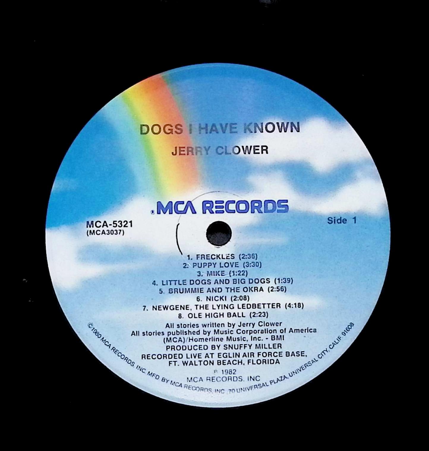 Jerry Clower Dogs I Have Known 12" LP 1983 MCA-5321 Non-Music — image 2