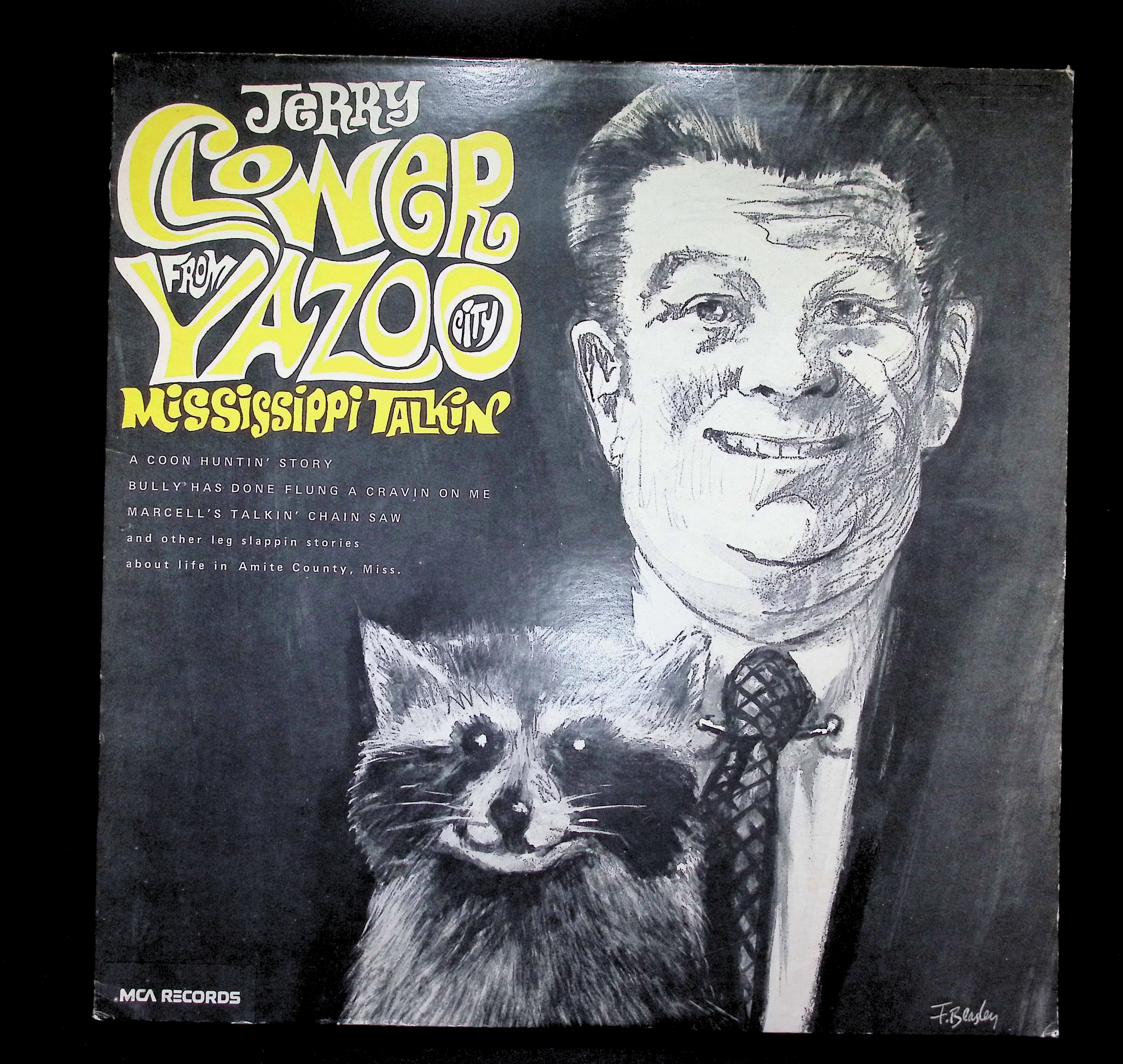 Jerry Clower From Yazoo City Mississippi Talkin 12" LP 1980 MCA-33 Non-Music