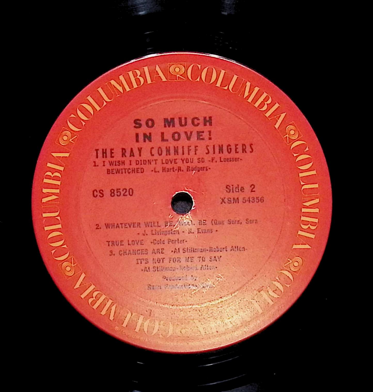Ray Conniff And The Singers So Much In Love 12" LP 1962 CS 8520 Pop — image 4