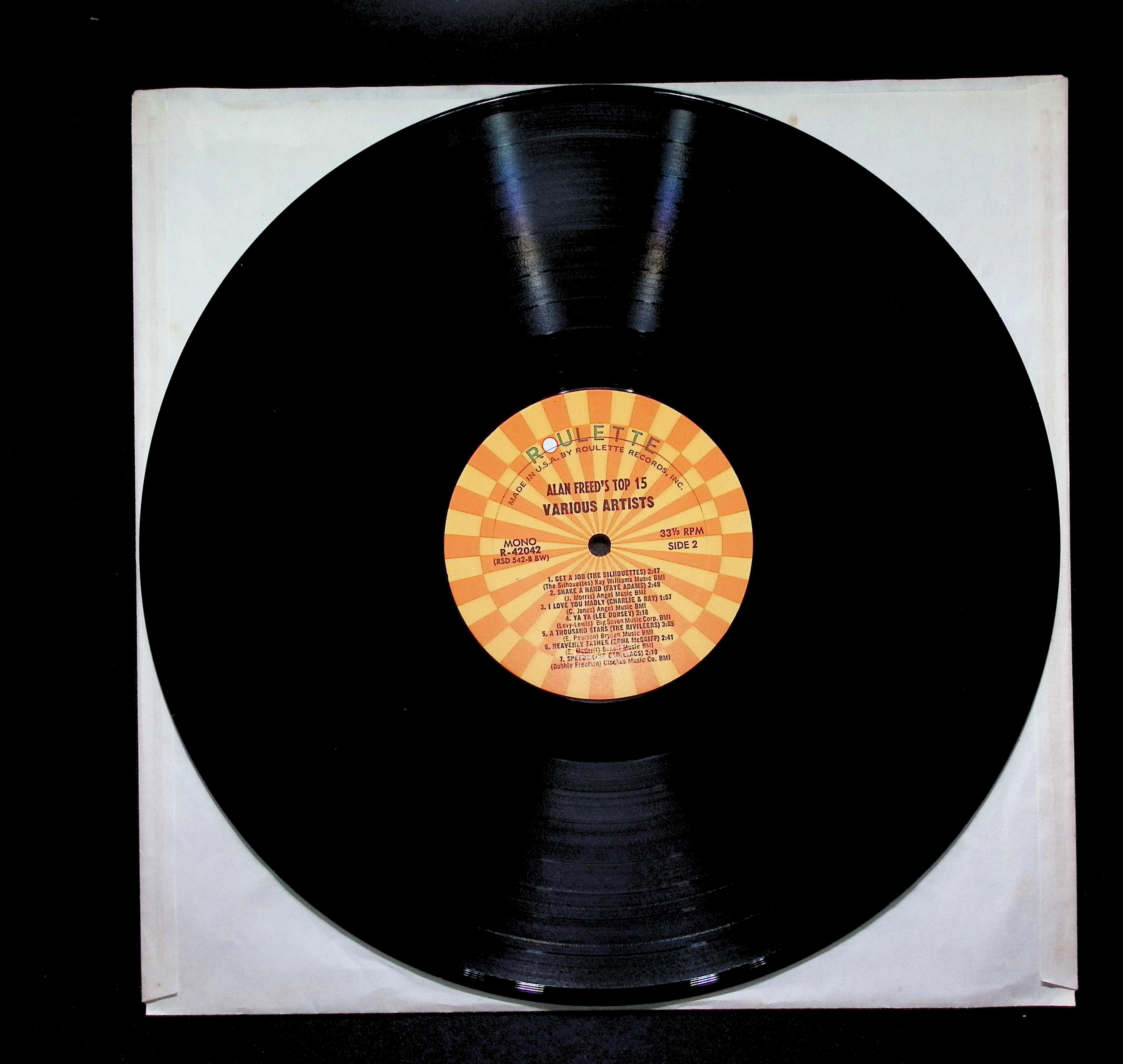 Various Alan Freed's Top 15 12" LP 1980 R-42042 Rock — image 3