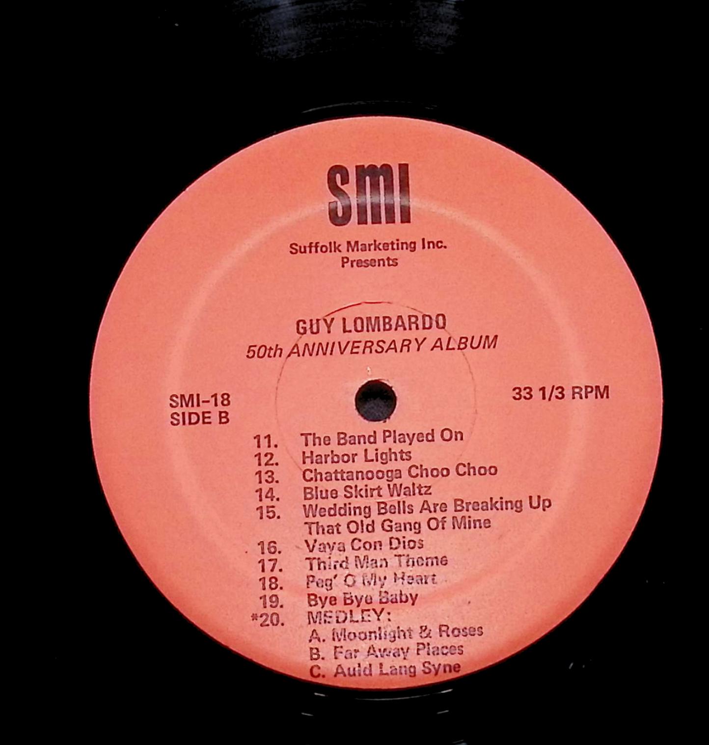 Guy Lombardo 50th Anniversary Album 12" LP 1977 SMI-18 Jazz — image 2