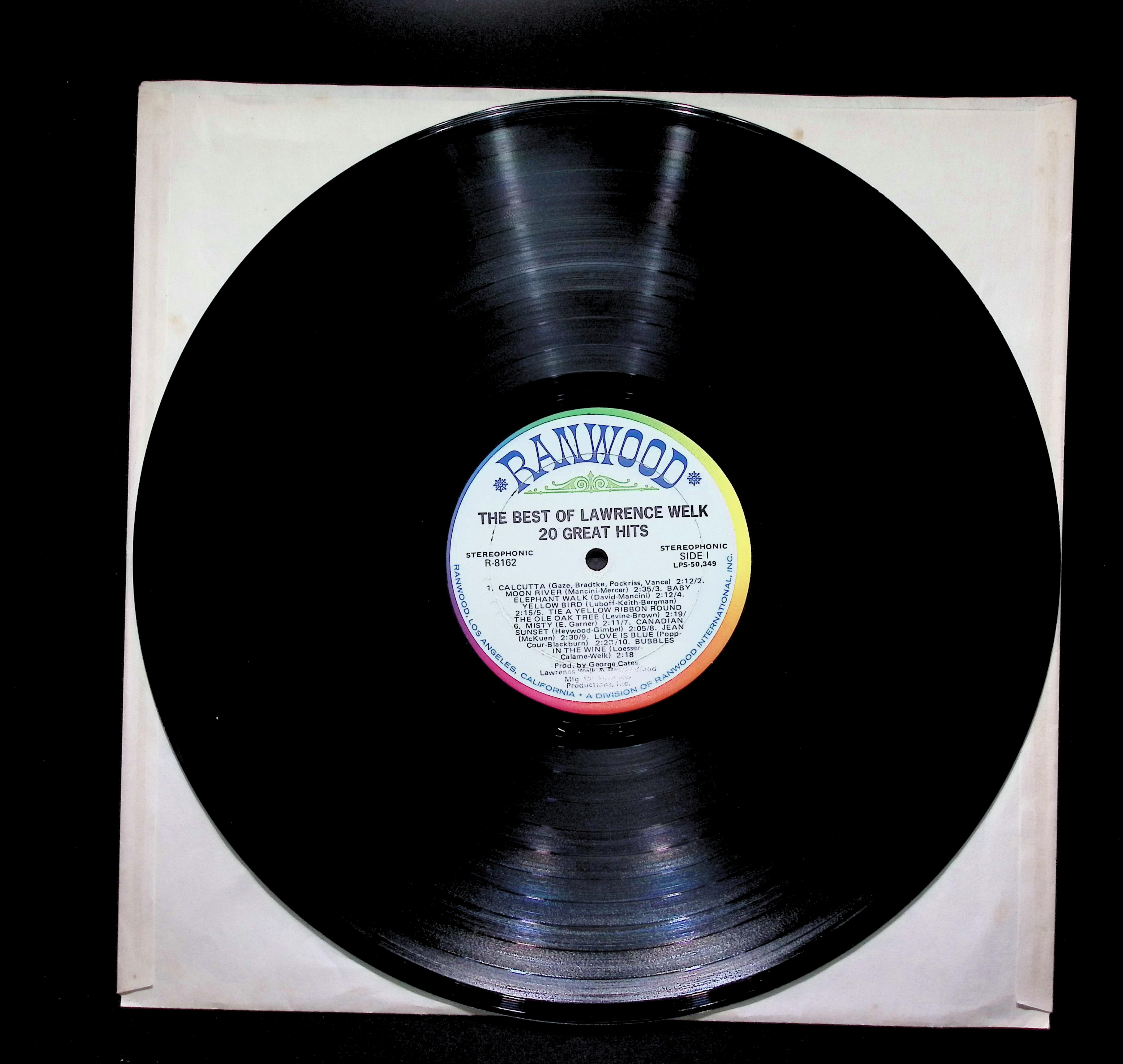 Lawrence Welk - The Best Of Lawrence Welk: 20 Great Hits 12" LP 1976 Pop — image 3