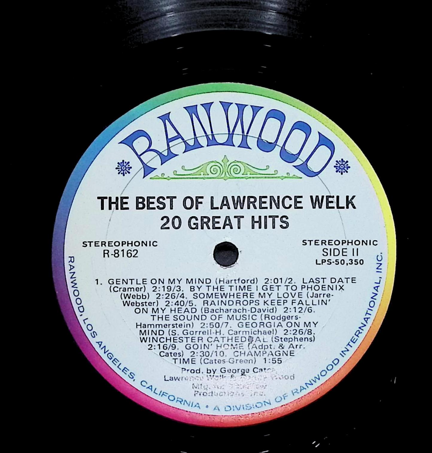Lawrence Welk - The Best Of Lawrence Welk: 20 Great Hits 12" LP 1976 Pop — image 4