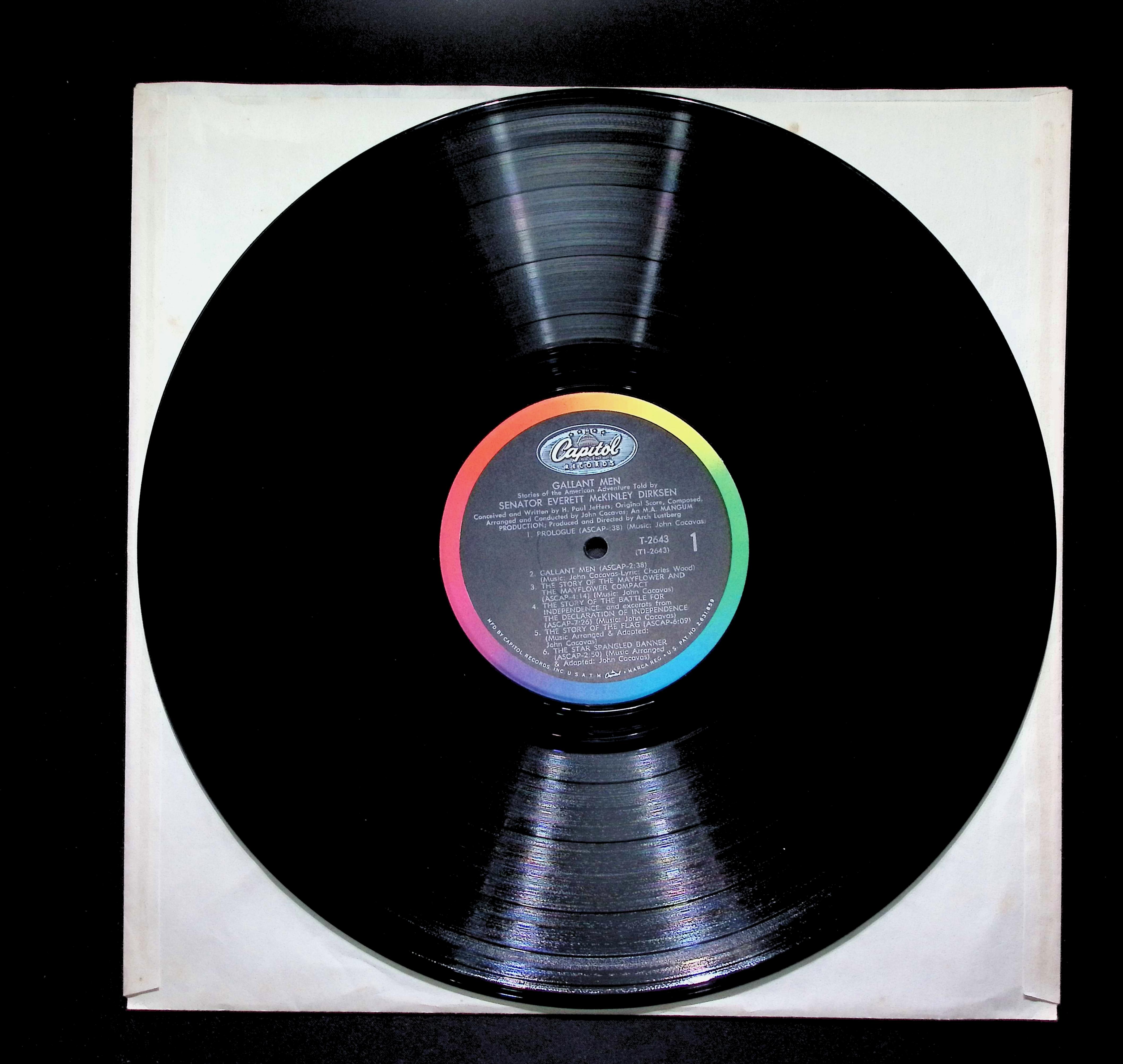 Everett Dirksen Gallant Men (Stories Of The American Adventure) 12" LP 1966 T 2643 Non-Music — image 5