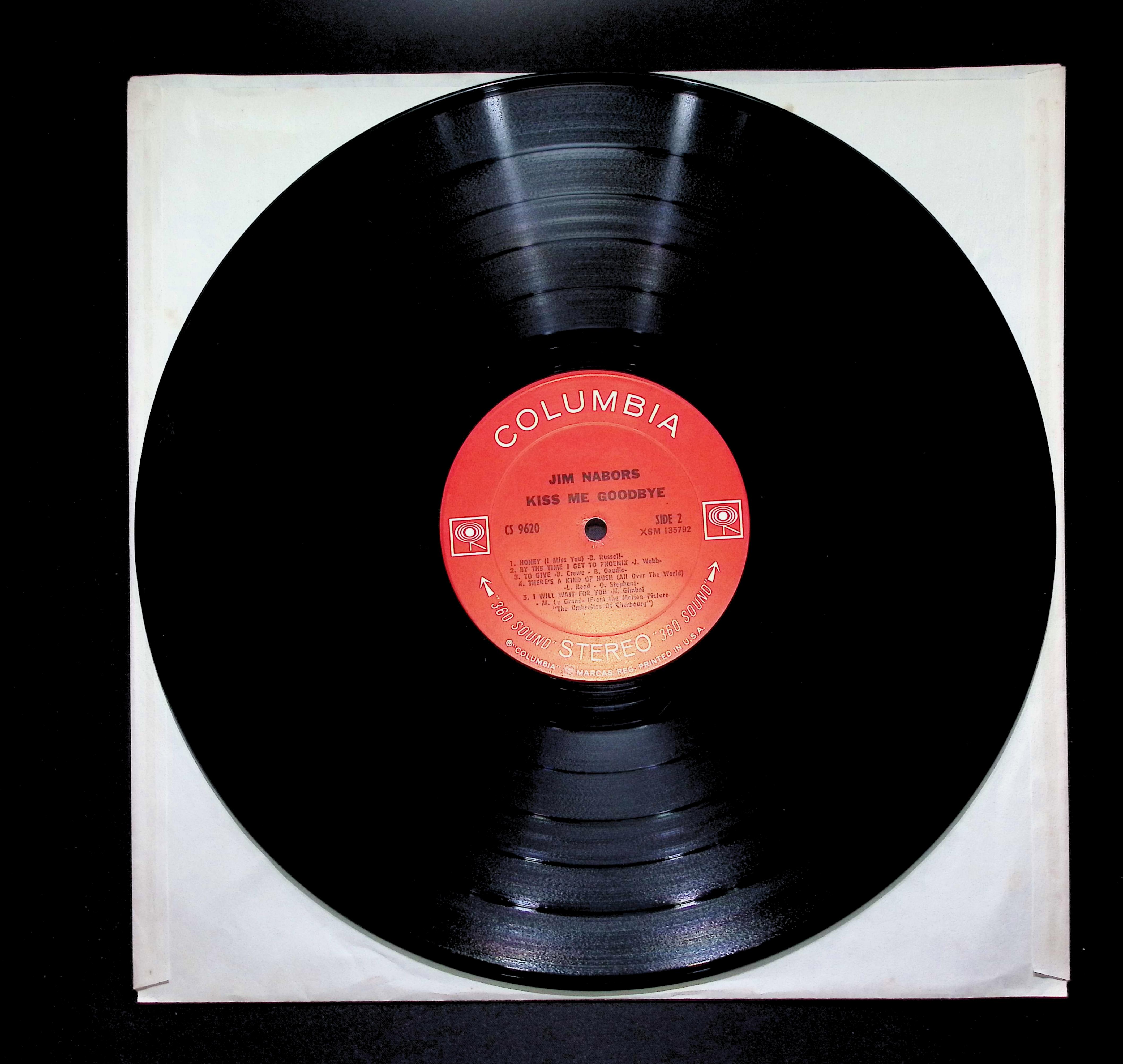 Jim Nabors Kiss Me Goodbye 12" LP 1968 CS 9620 Pop — image 3