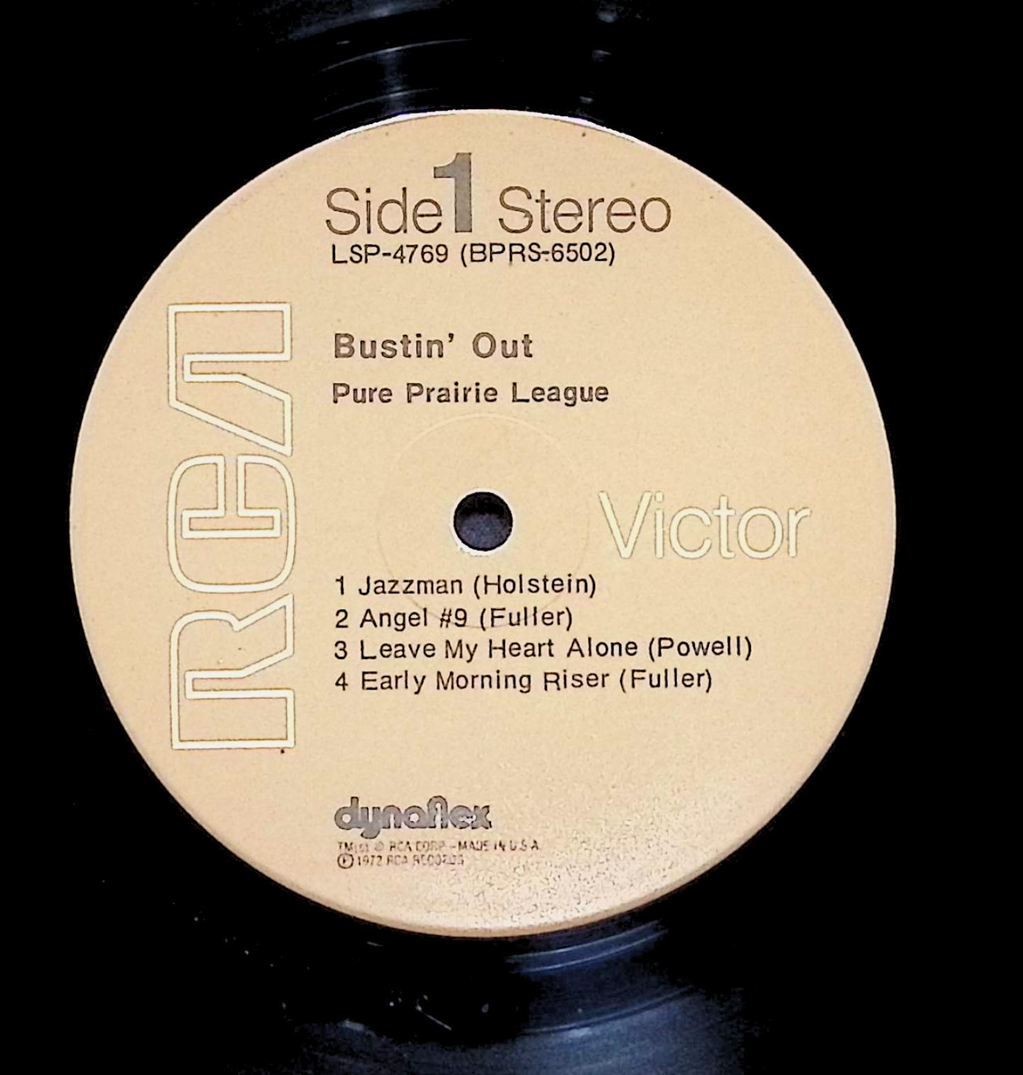 Pure Prairie League Bustin' Out 12" LP 1972 LSP-4769 Rock — image 4