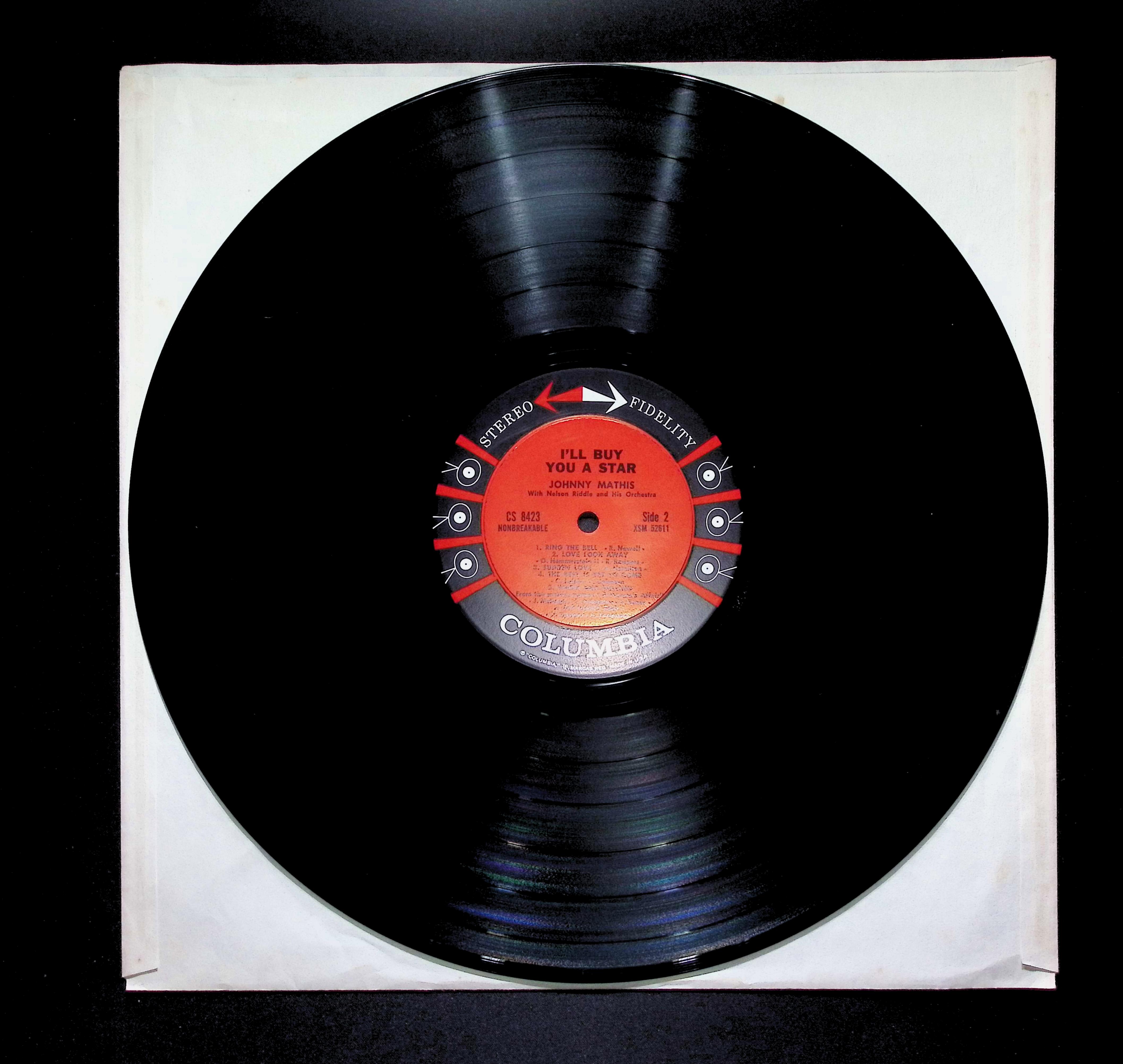Johnny Mathis I'll Buy You A Star 12" LP 1961 CS 8423 Jazz — image 3