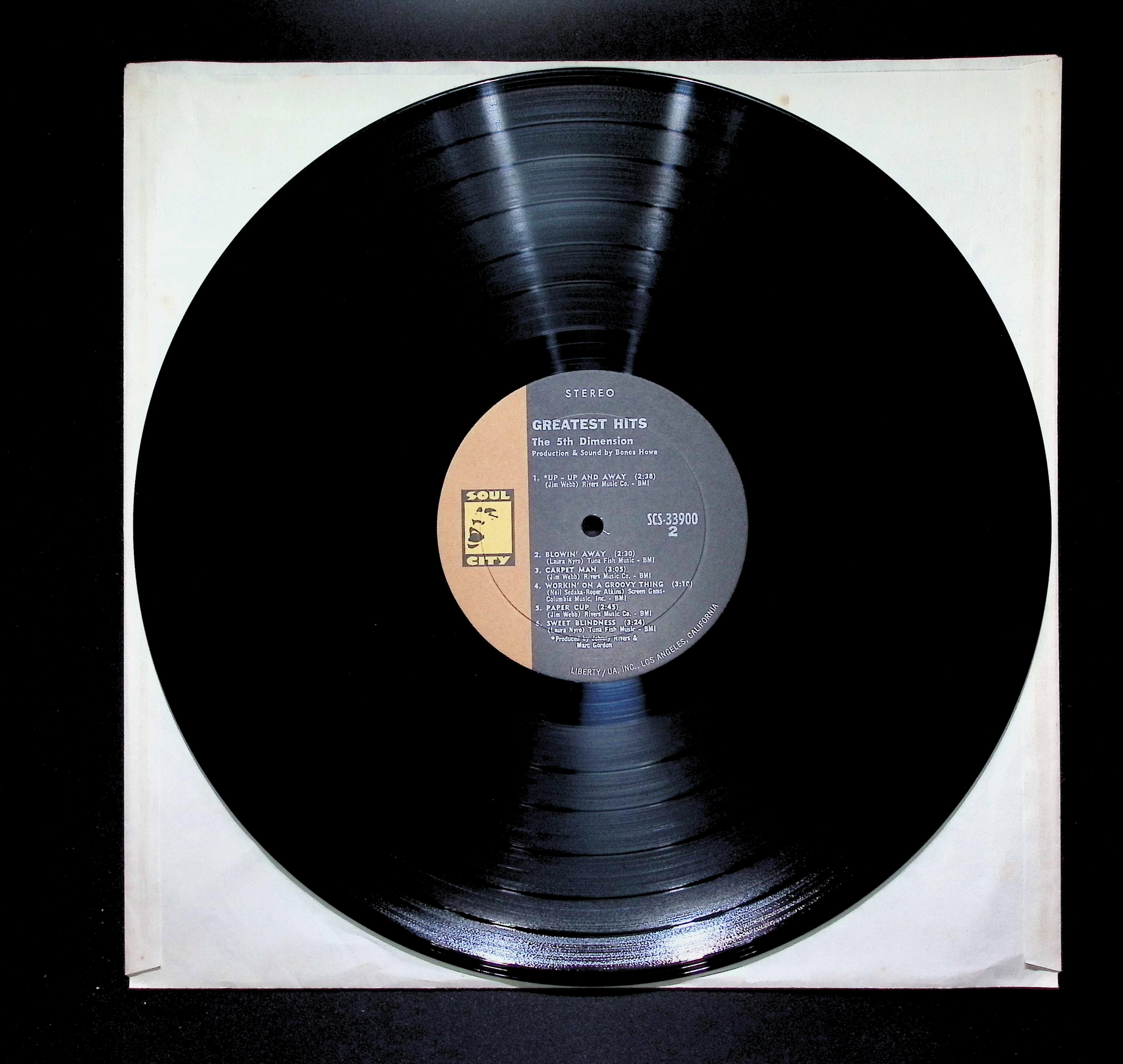 The Fifth Dimension Greatest Hits 12" LP 1970 SCS-33900 Rock — image 3