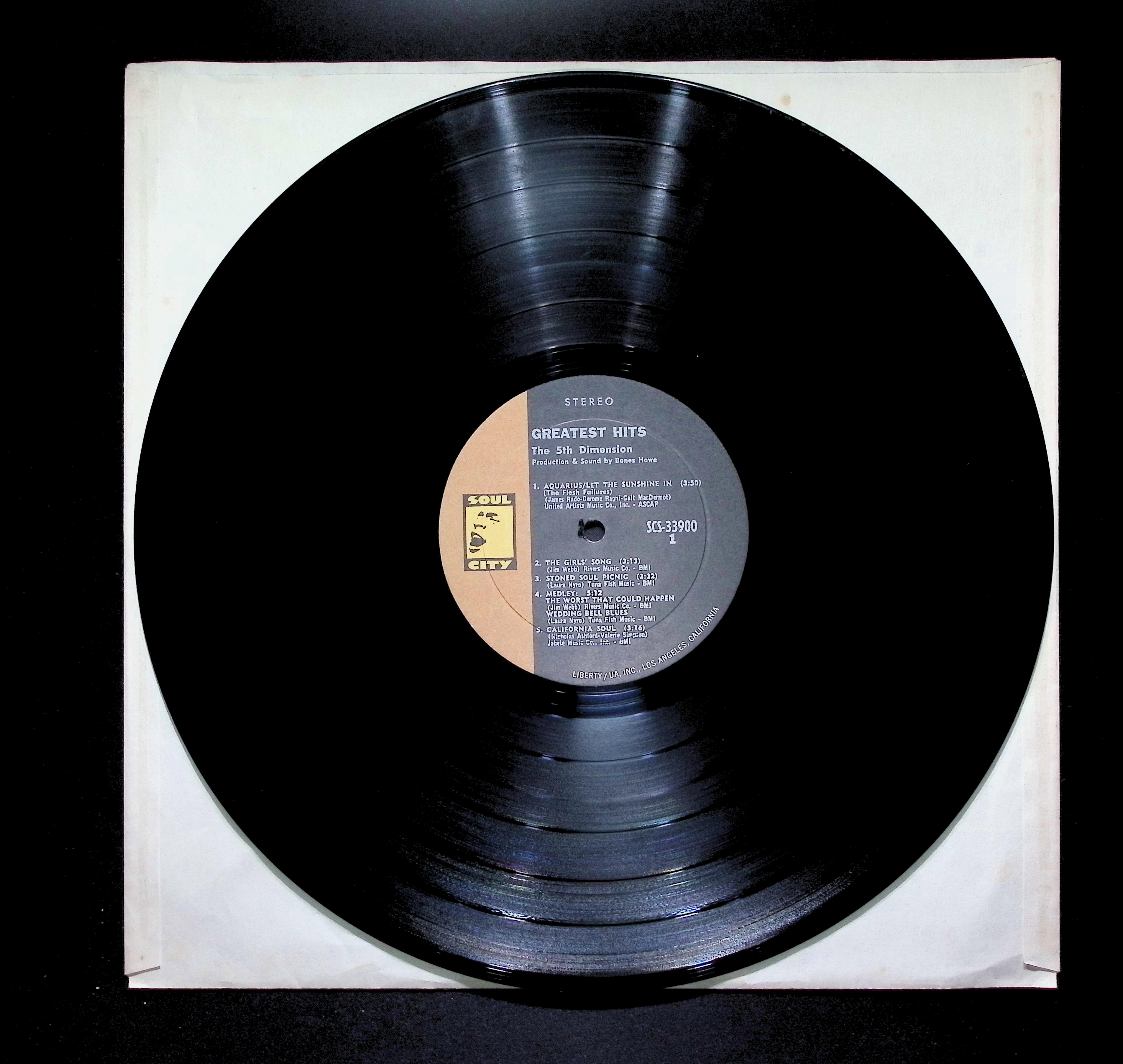 The Fifth Dimension Greatest Hits 12" LP 1970 SCS-33900 Rock — image 5