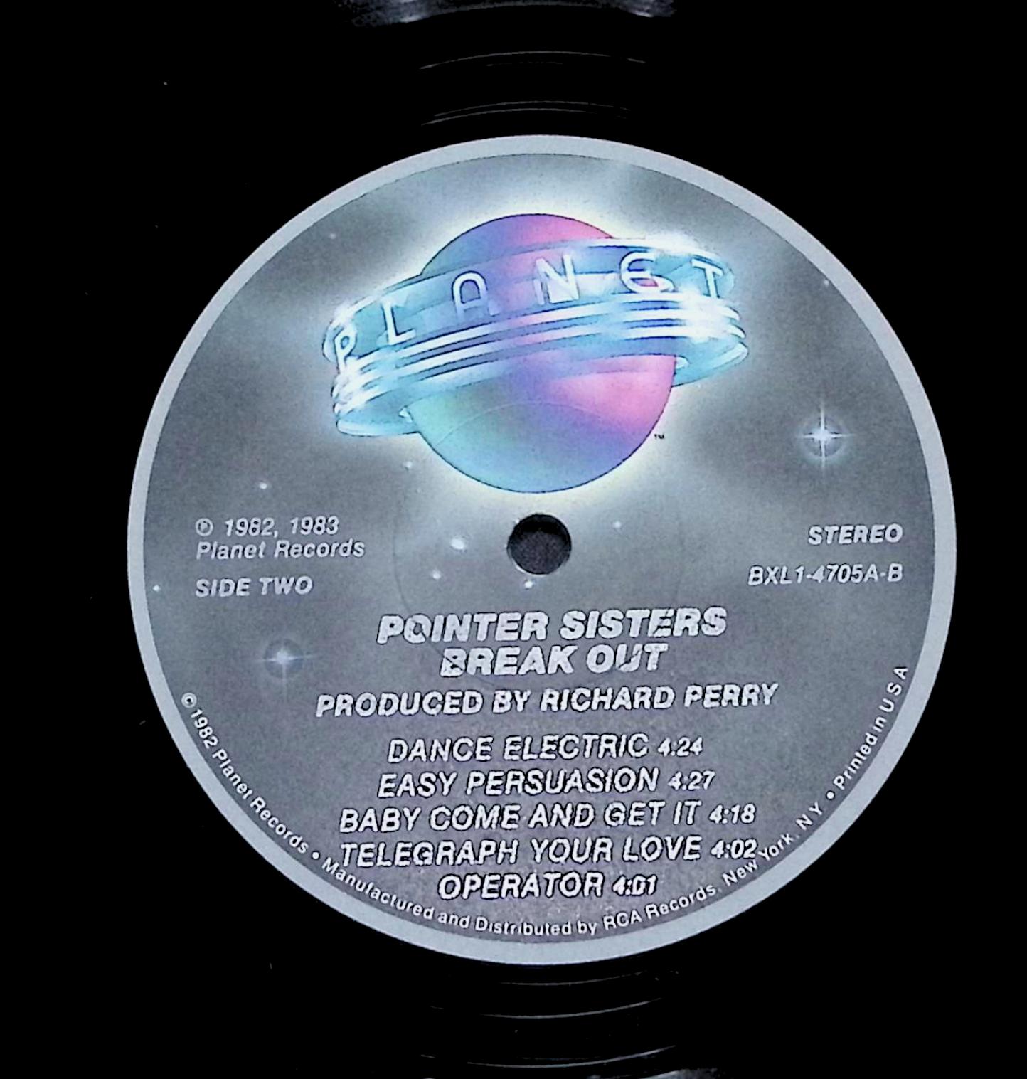 Pointer Sisters Break Out 12" LP 1983 BXL1-4705 Unknown — image 2
