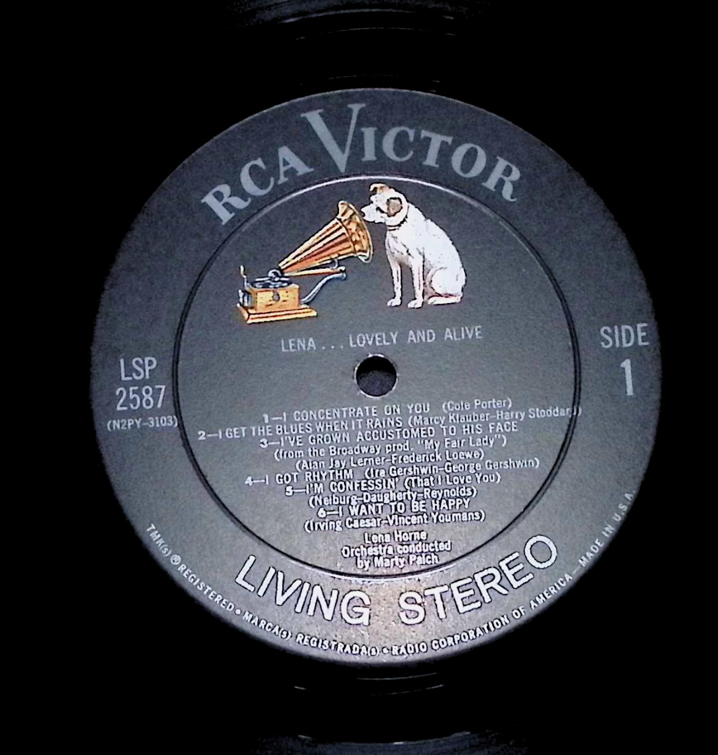 Lena Horne Lovely And Alive 12" LP 2015 LSP 2587 Jazz — image 2