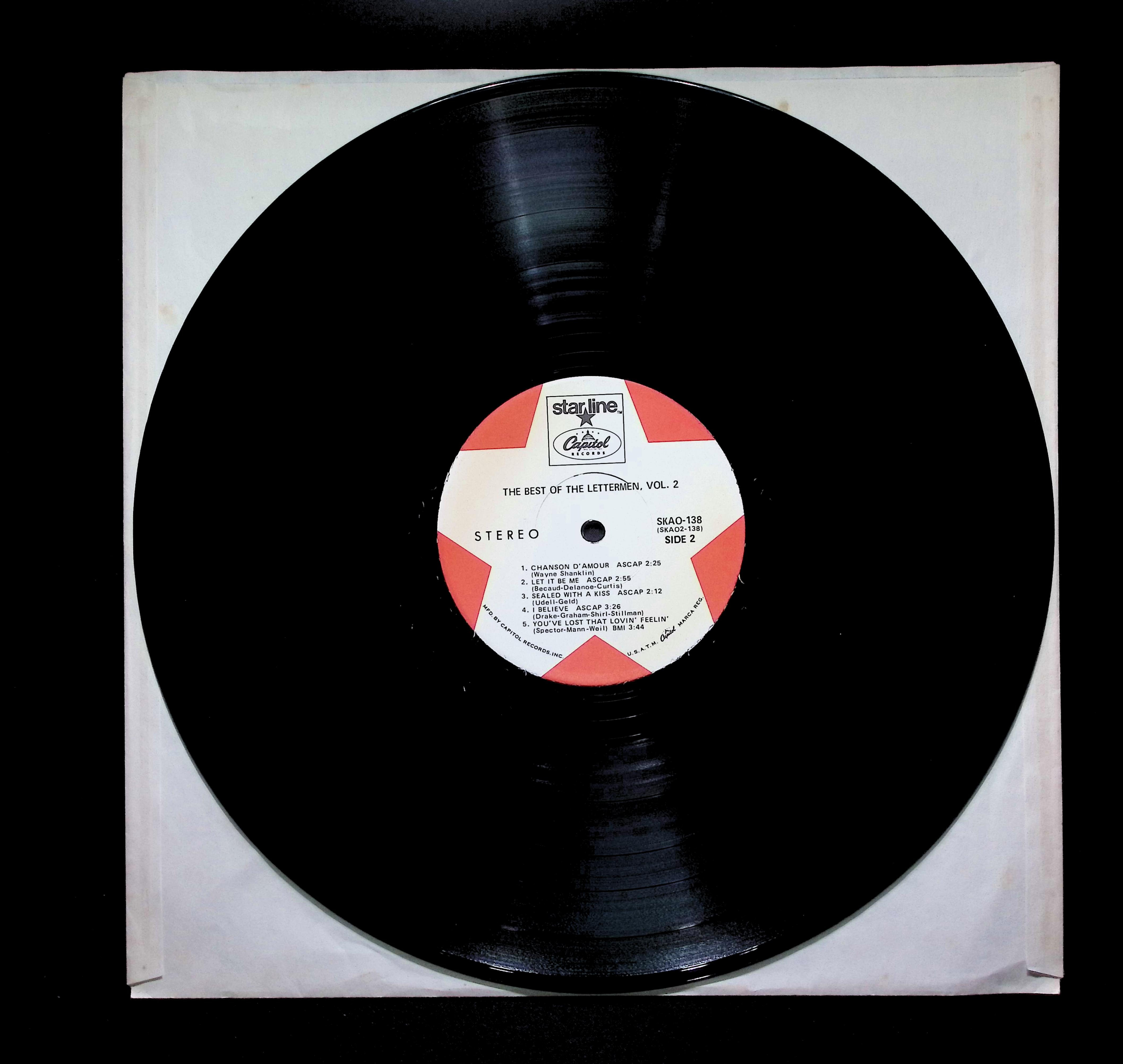 The Lettermen The Best Of The Lettermen Vol. 2 12" LP 1969 SKAO 138 Pop — image 5