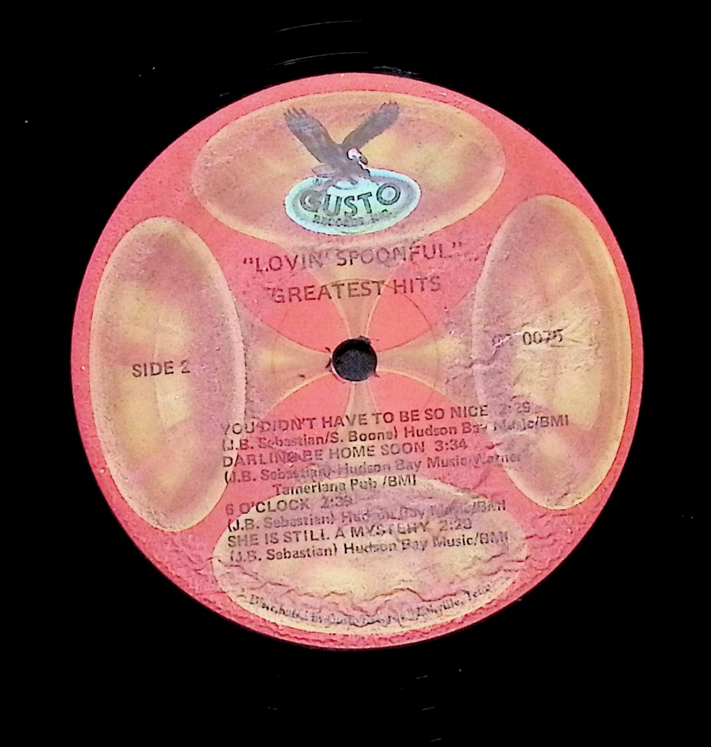 The Lovin' Spoonful Greatest Hits 12" LP 2010 GT-0075 Rock — image 2