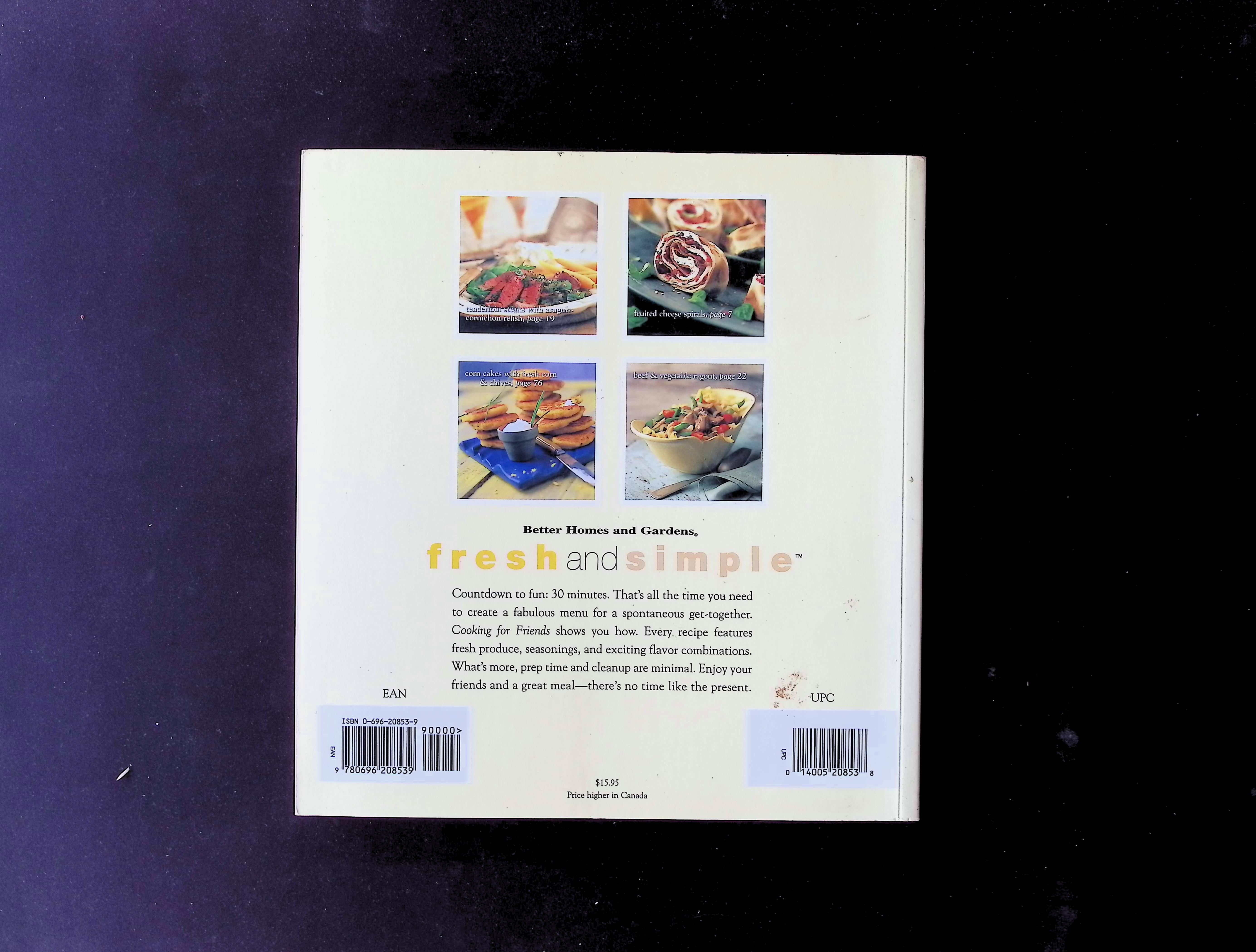 Better Homes and Gardens Fresh and Simple Cooking for Friends — image 2