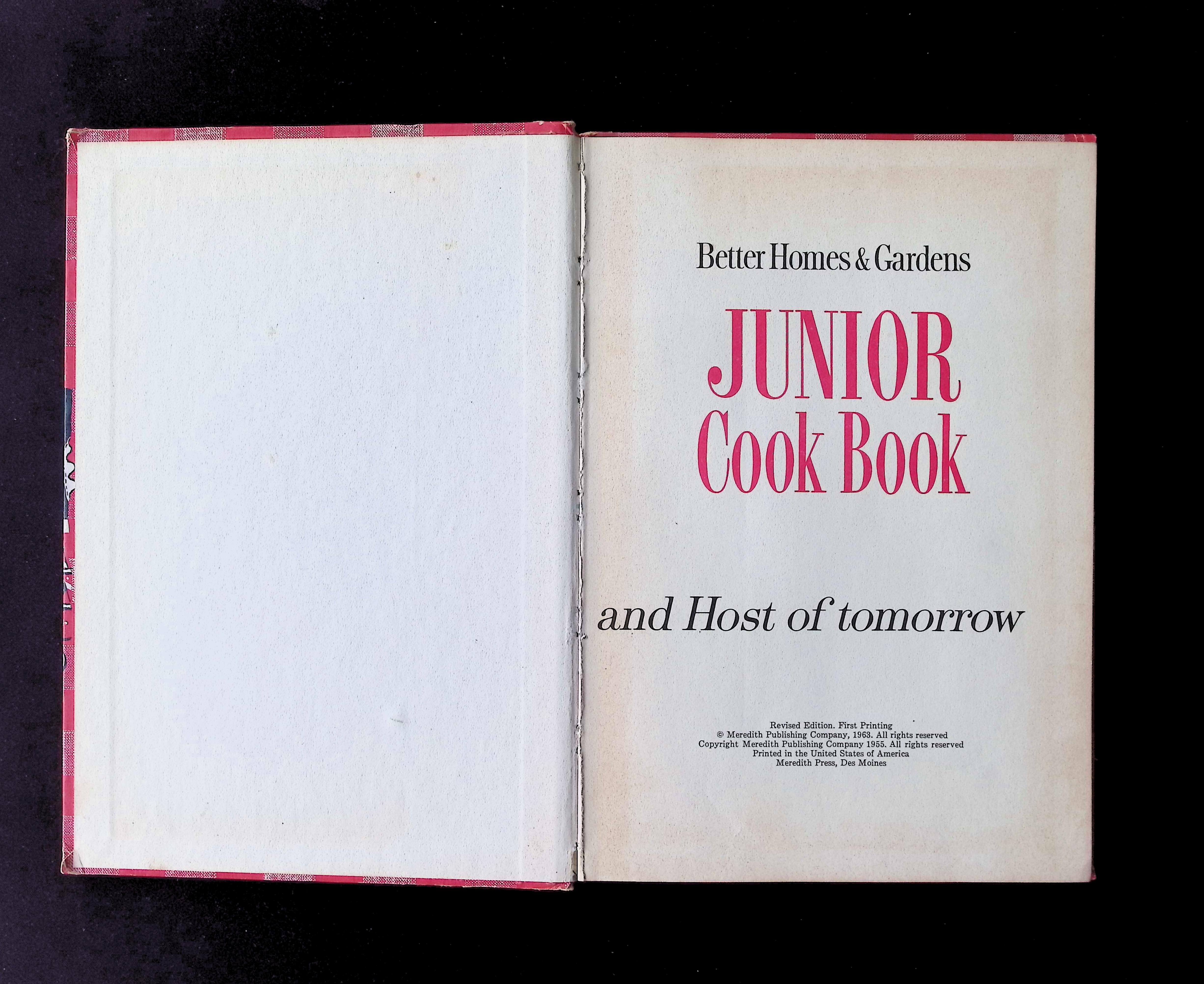Better Homes and Gardens Junior Cook Book for the Hostess and Host of Tomorrow — image 2