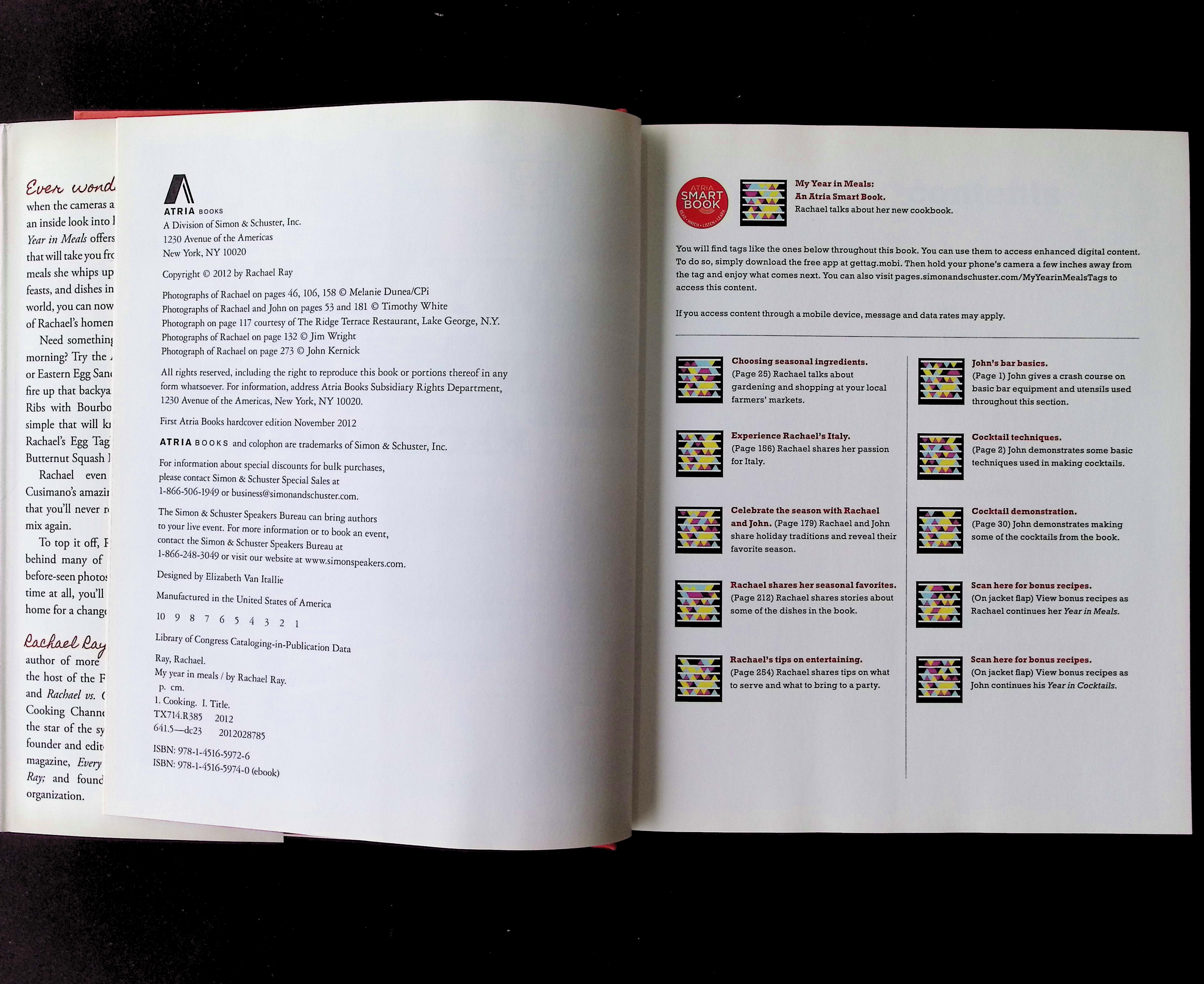 Rachael Ray's My Year in Meals / John Cusimano's My Year in Cocktails (Flip Book) — image 3