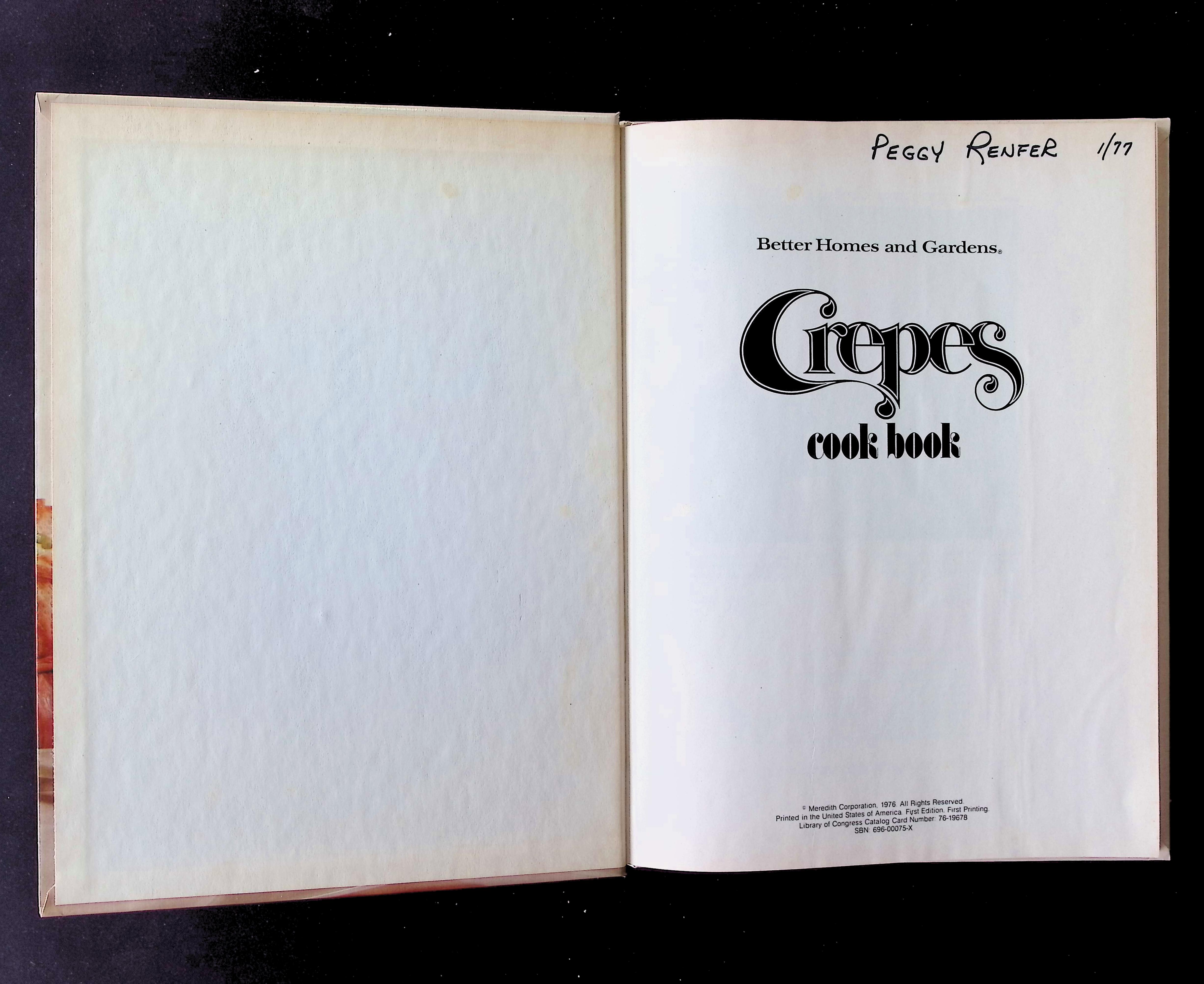 Better Homes and Gardens Crepes Cook Book — image 2
