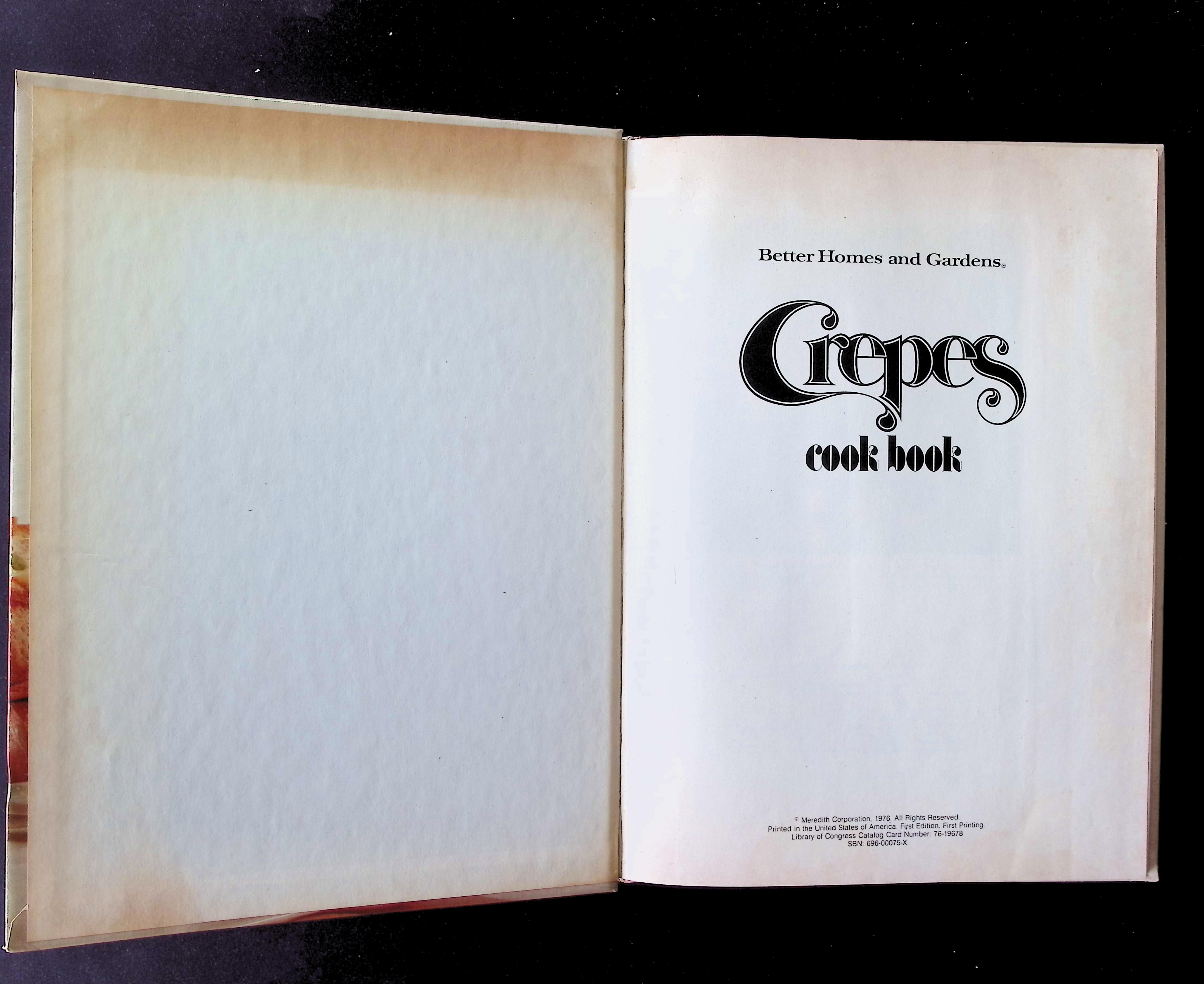 Better Homes and Gardens Crepes Cook Book — image 2