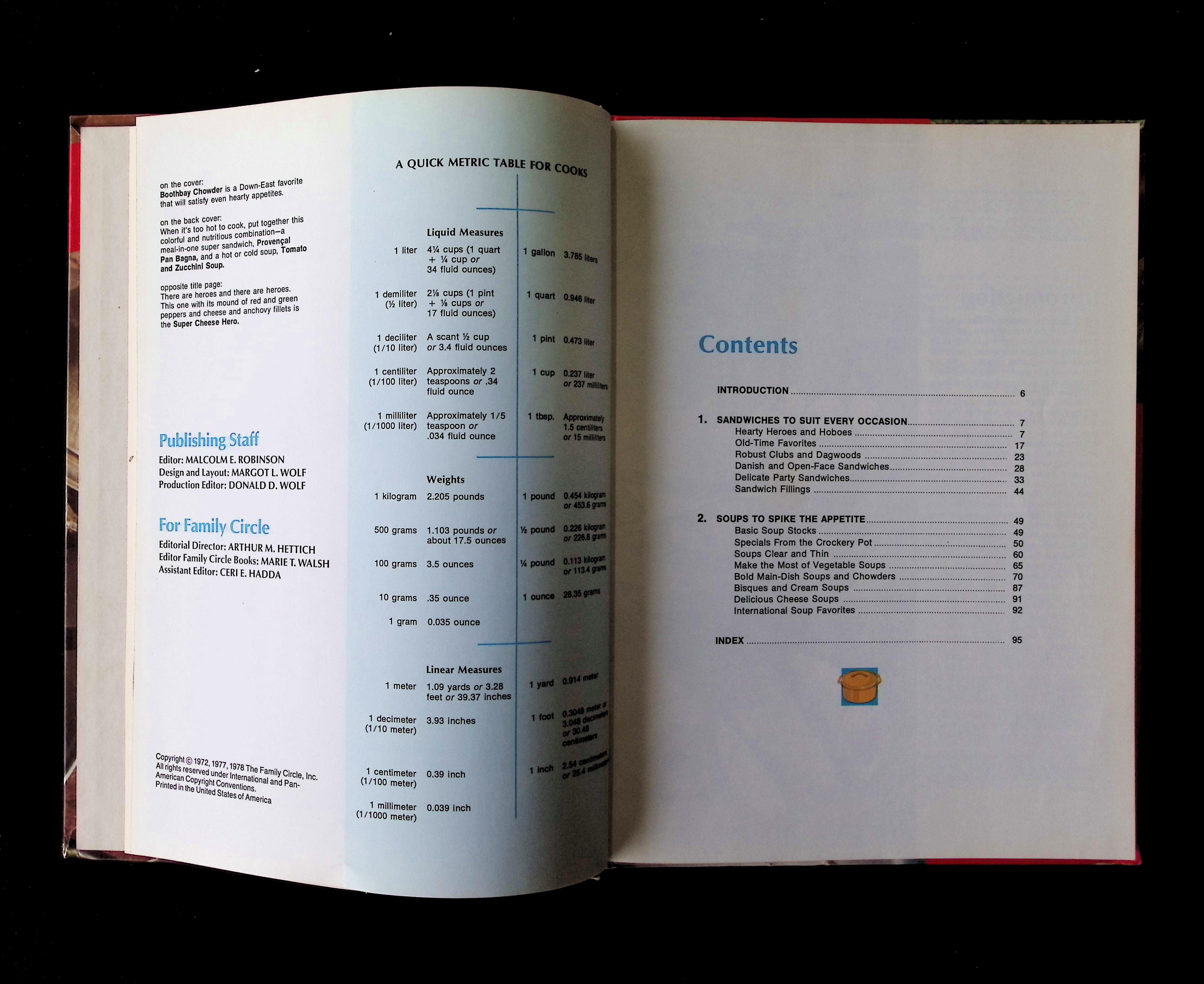 Family Circle Soups and Sandwiches Cookbook — image 3