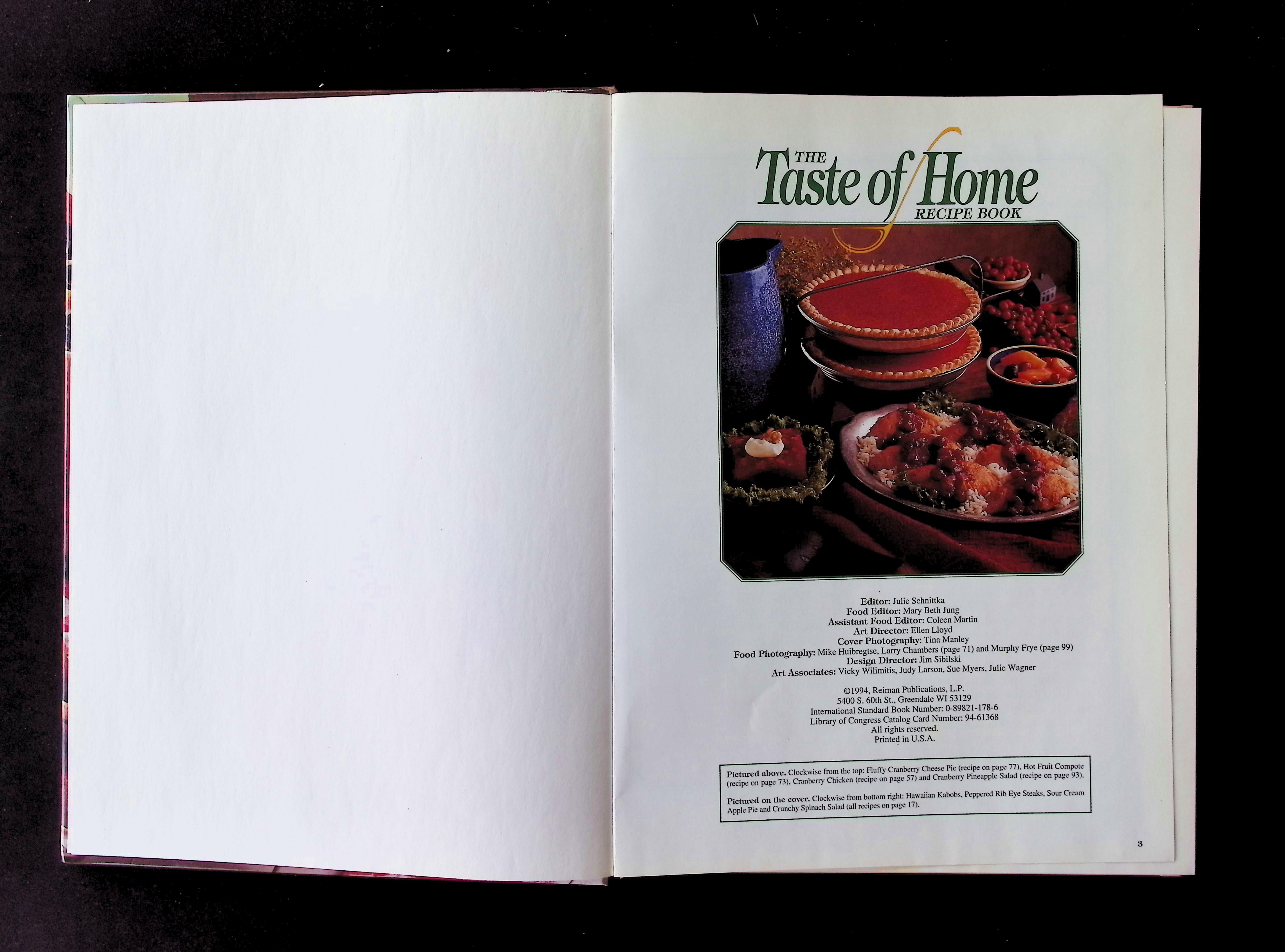 The Taste of Home Recipe Book — image 3