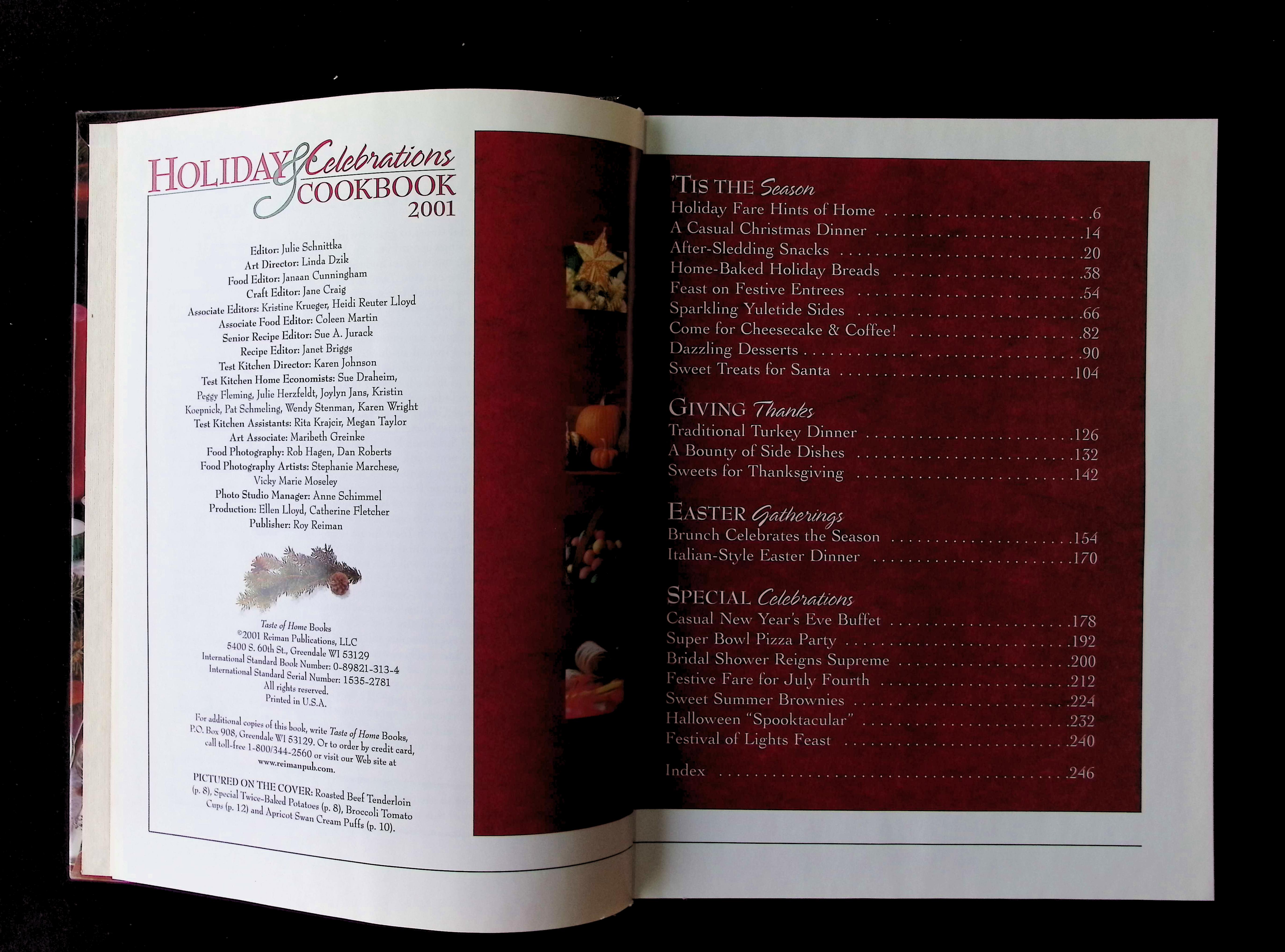 Taste of Home's Holiday and Celebrations Cookbook 2001 — image 3