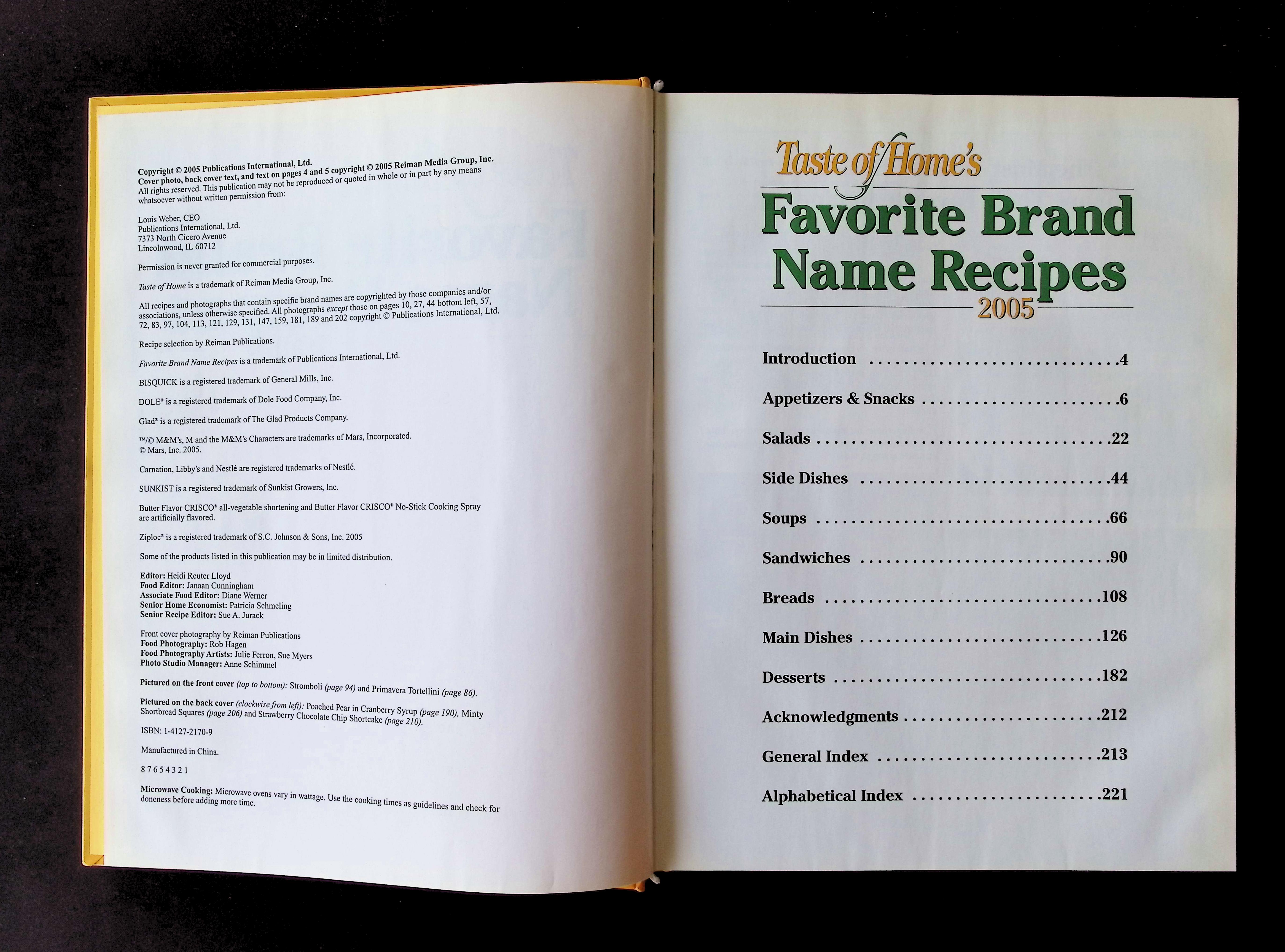 Taste of Home's Favorite Brand Name Recipes 2005 — image 3