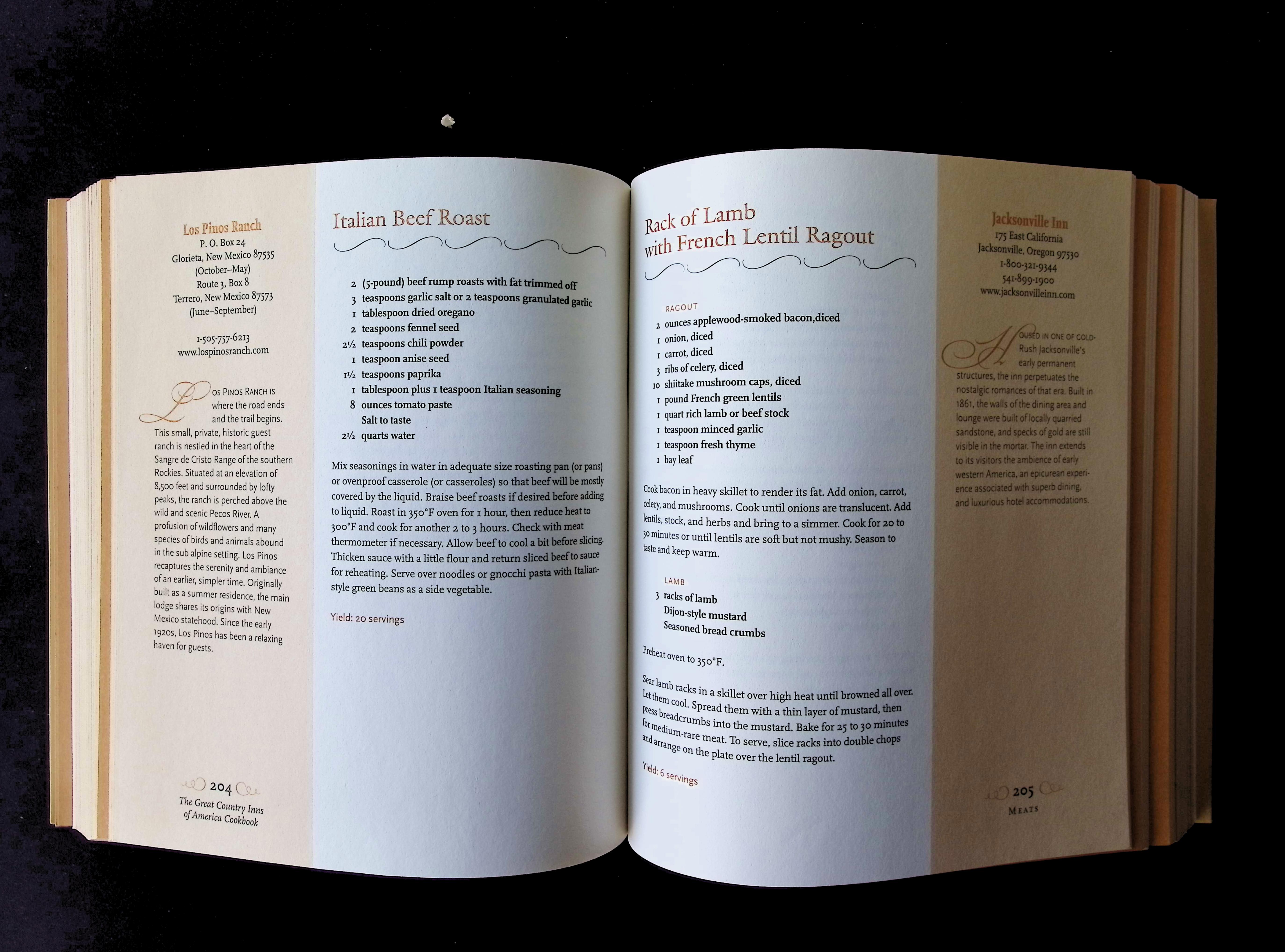 Great Country Inns of America Cookbook 4e — image 4