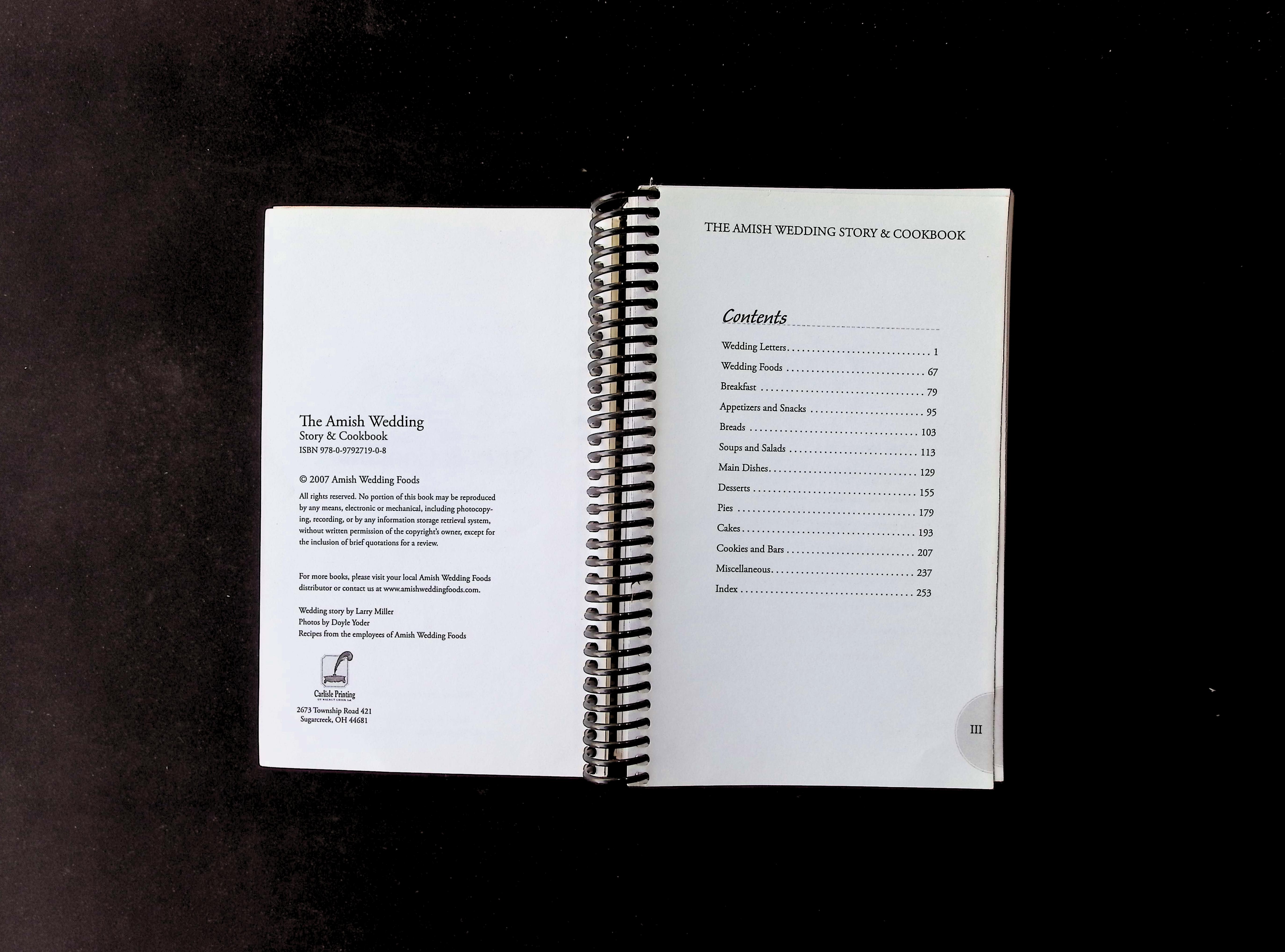 Amish Wedding Story & Cookbook — image 3