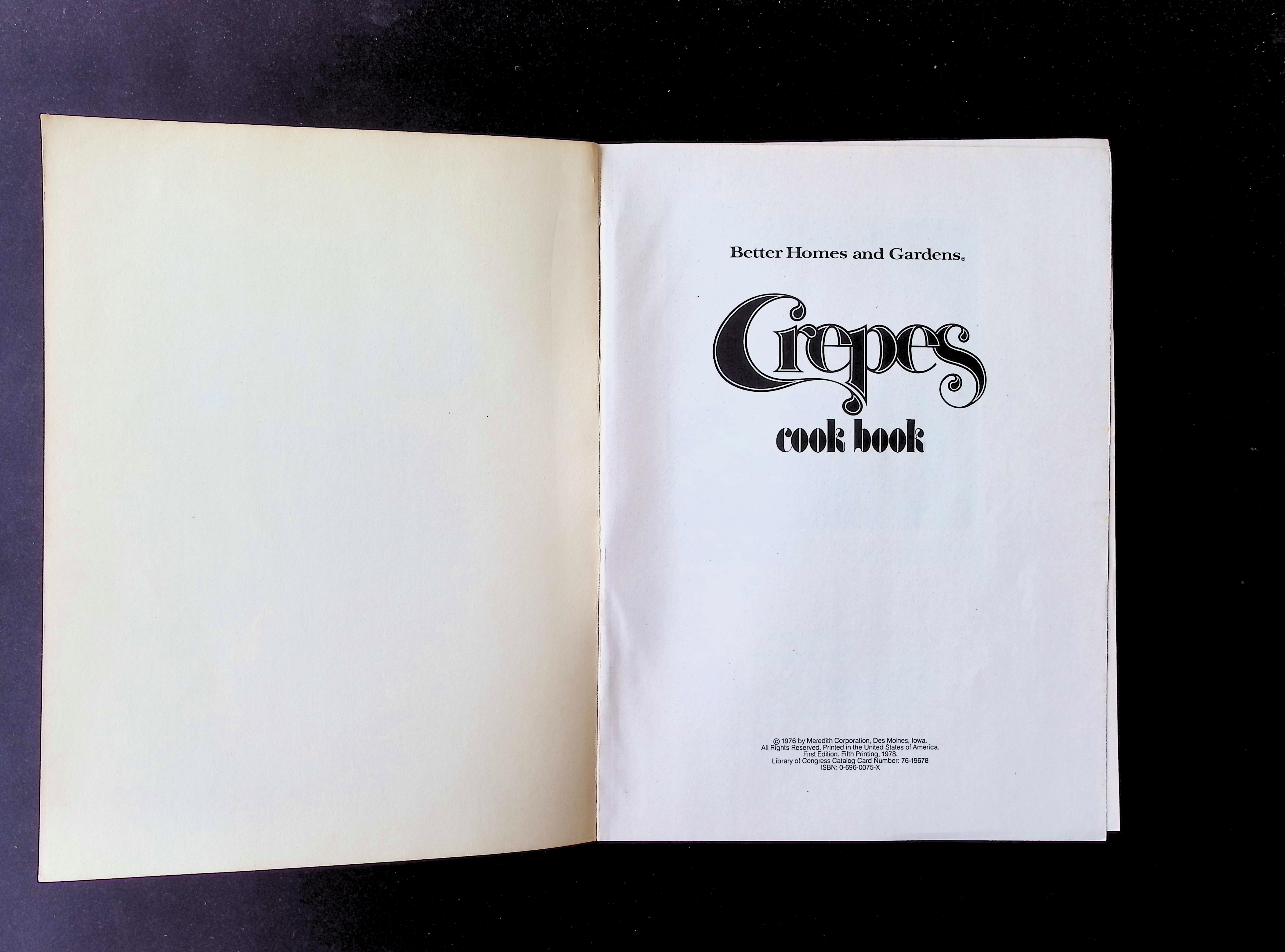 Better Homes and Gardens Crepes Cook Book — image 2