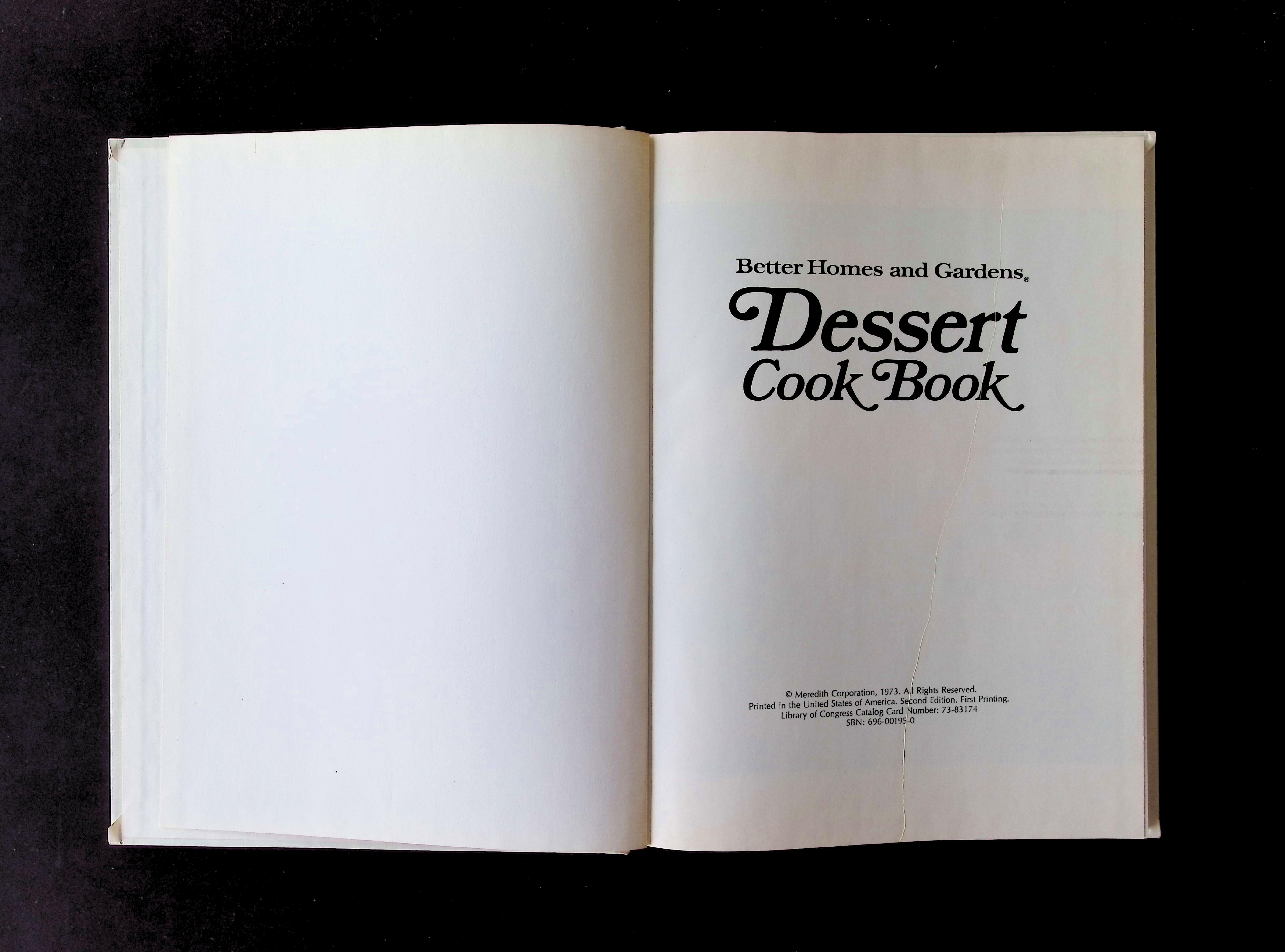 Better Homes and Gardens Dessert Cook Book — image 2