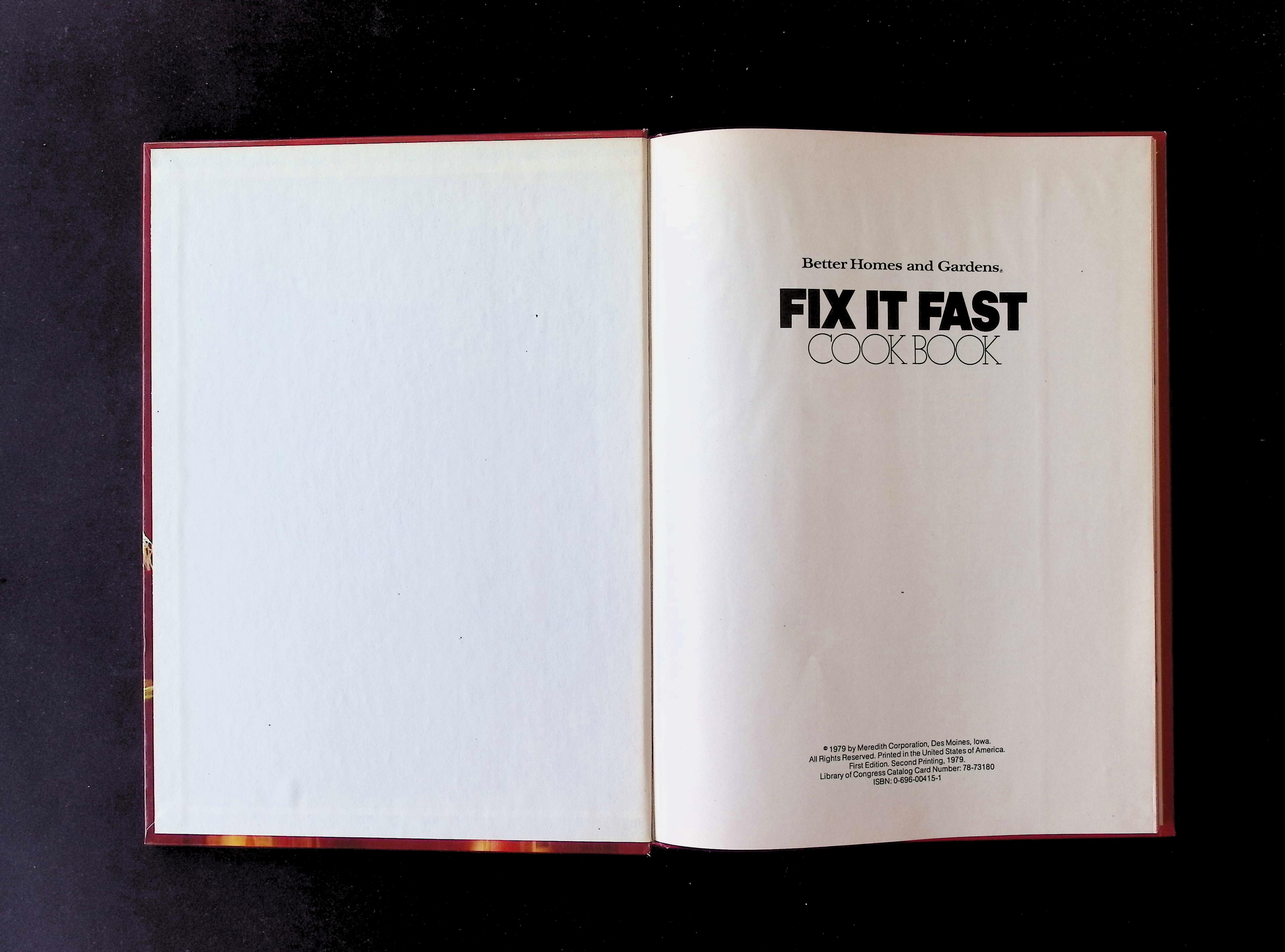 Better Homes and Gardens Fix It Fast Cookbook — image 3