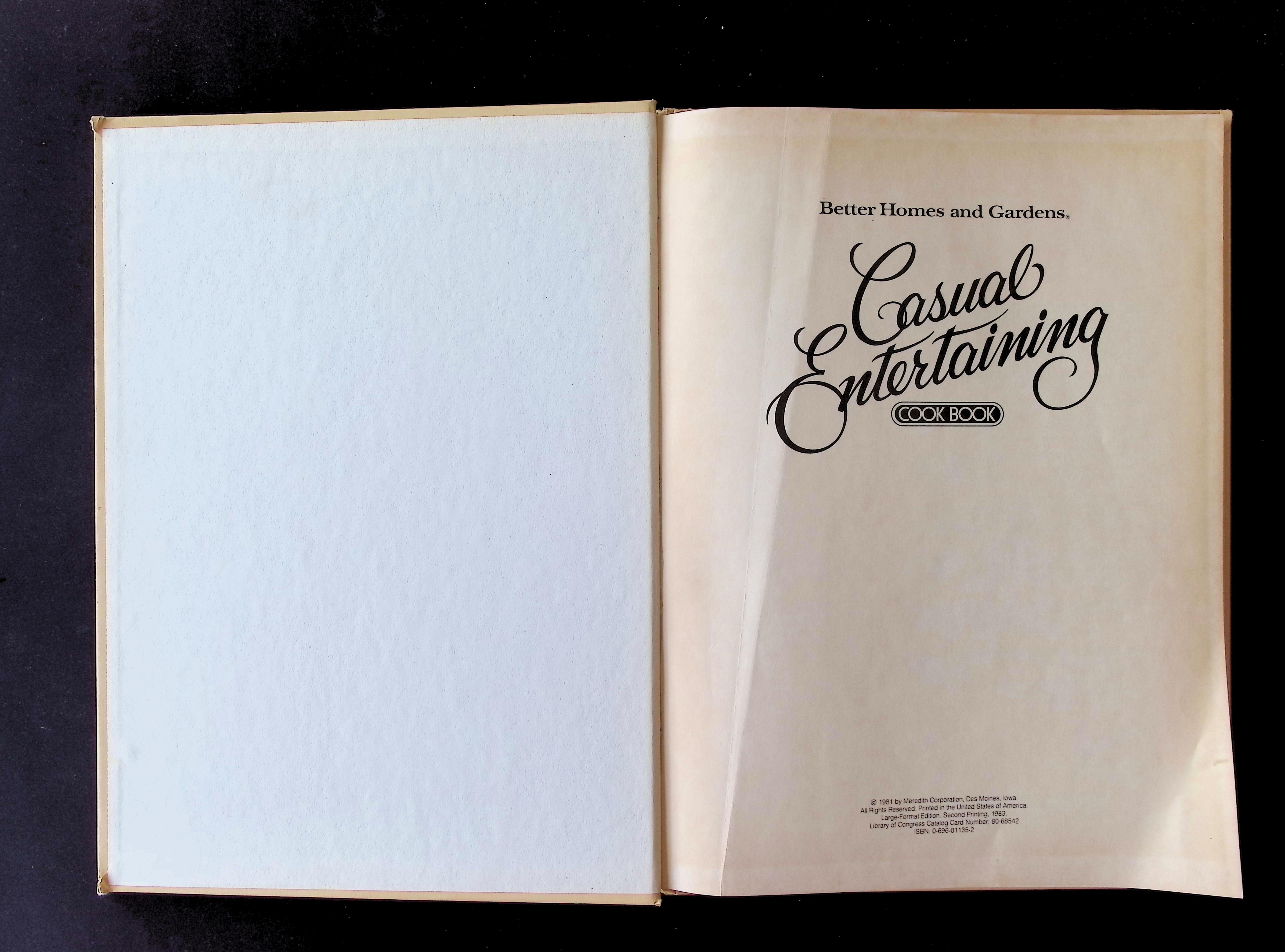 Better Homes and Gardens Casual Entertaining Cook Book — image 3