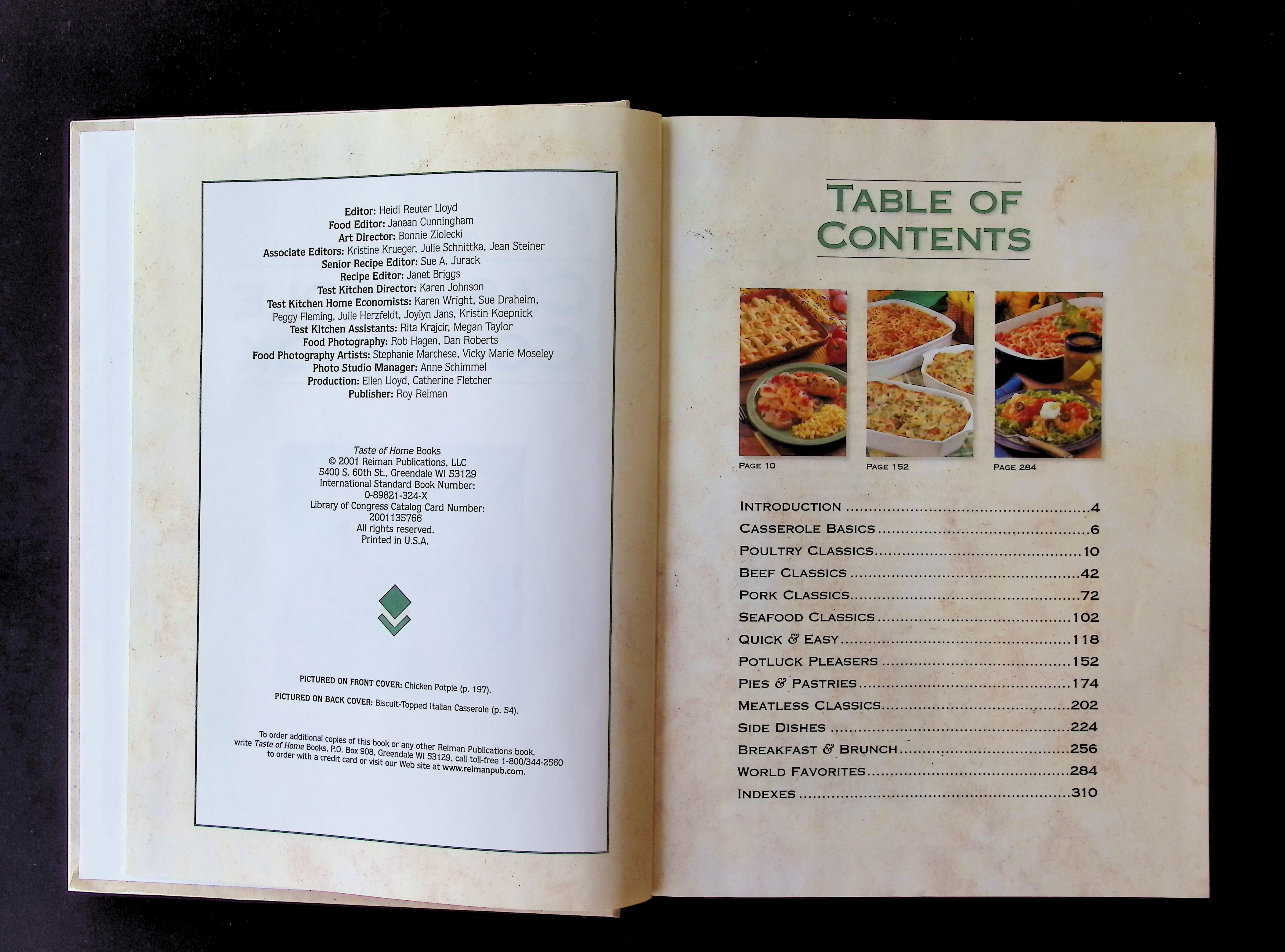 Taste of Home's Casserole Cookbook — image 3