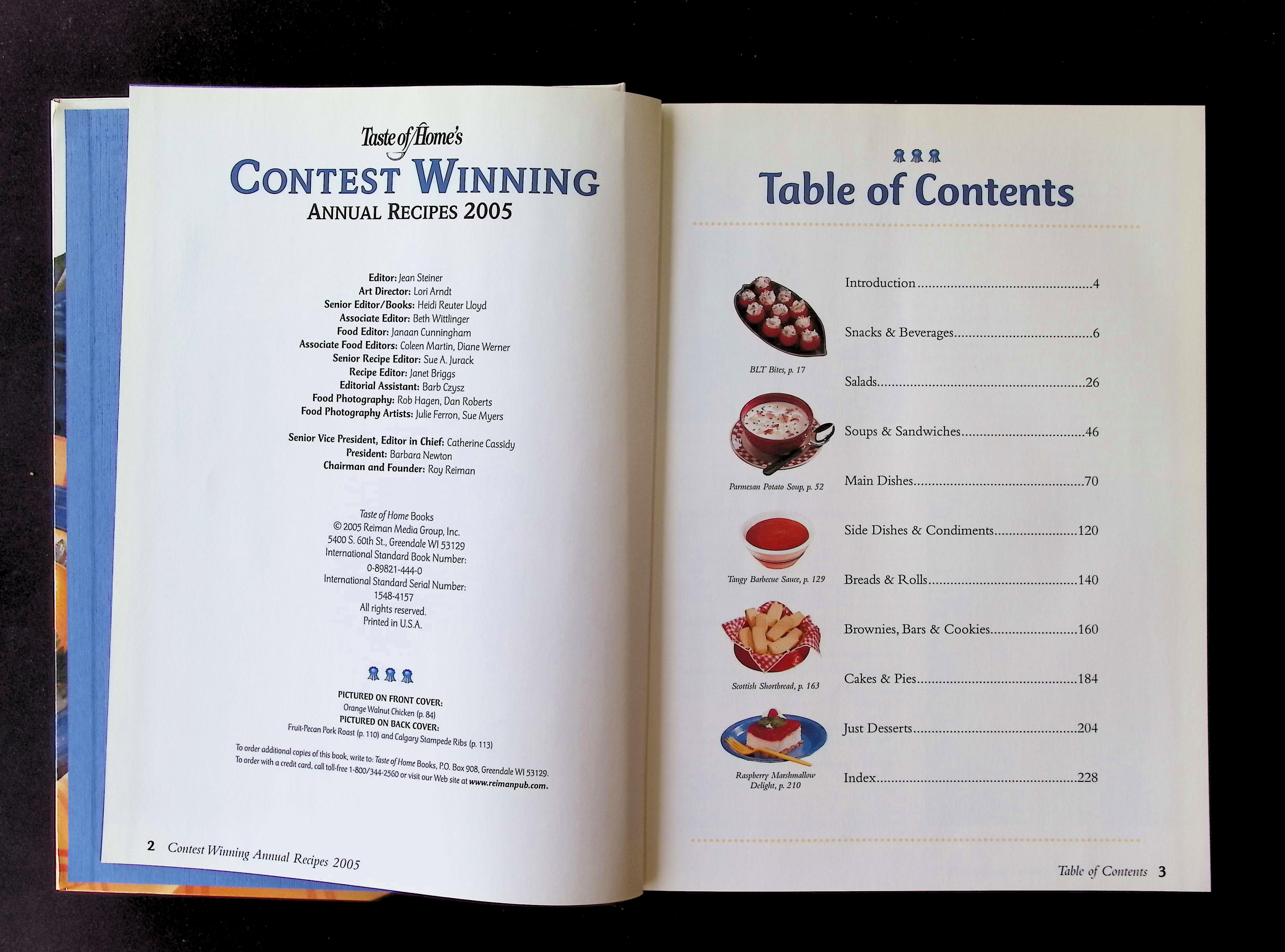 Taste of Home's Contest Winning Annual Recipes 2005 — image 3