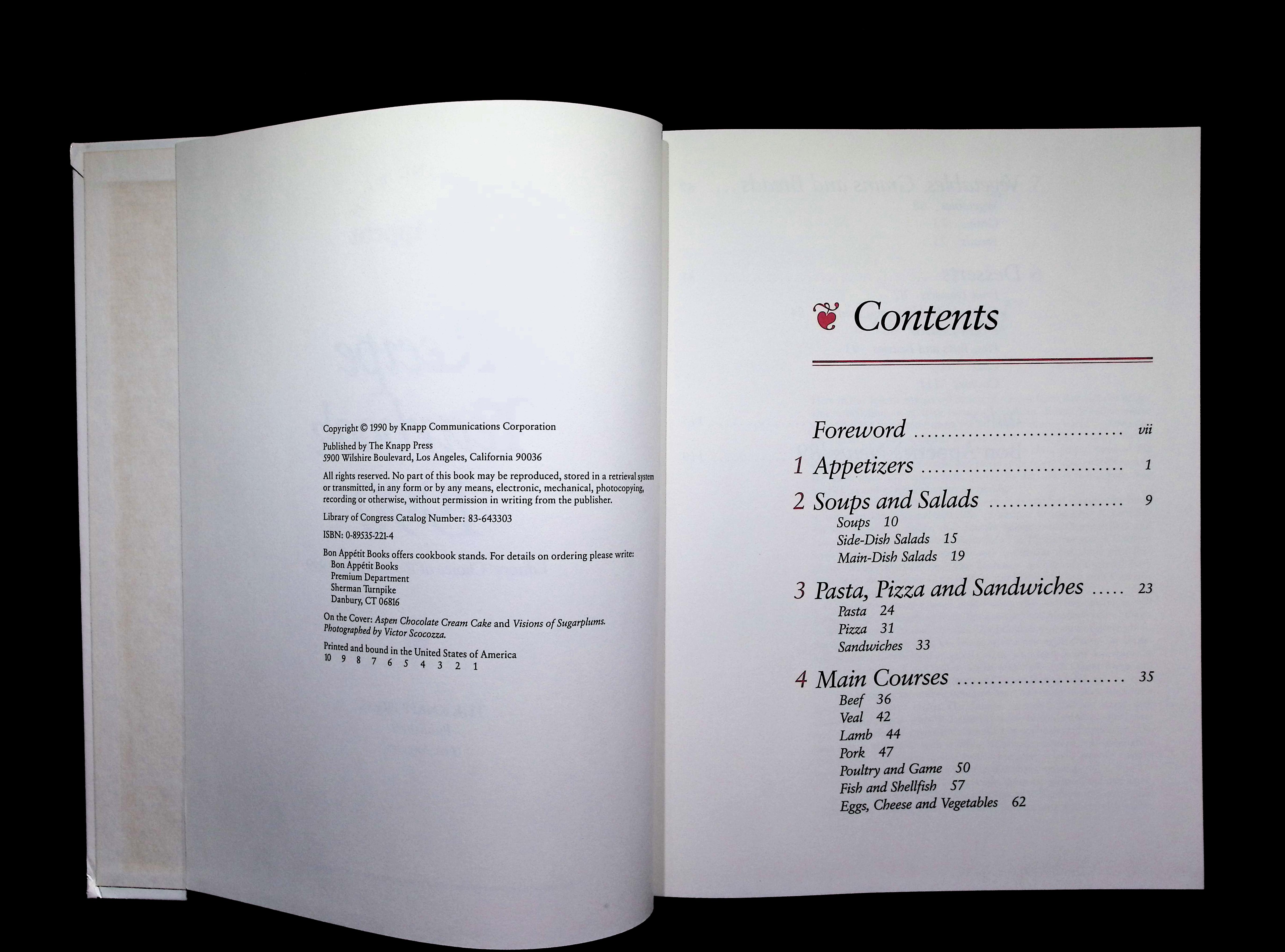 Cooking with Bon Appétit Recipe Yearbook 1990 — image 3