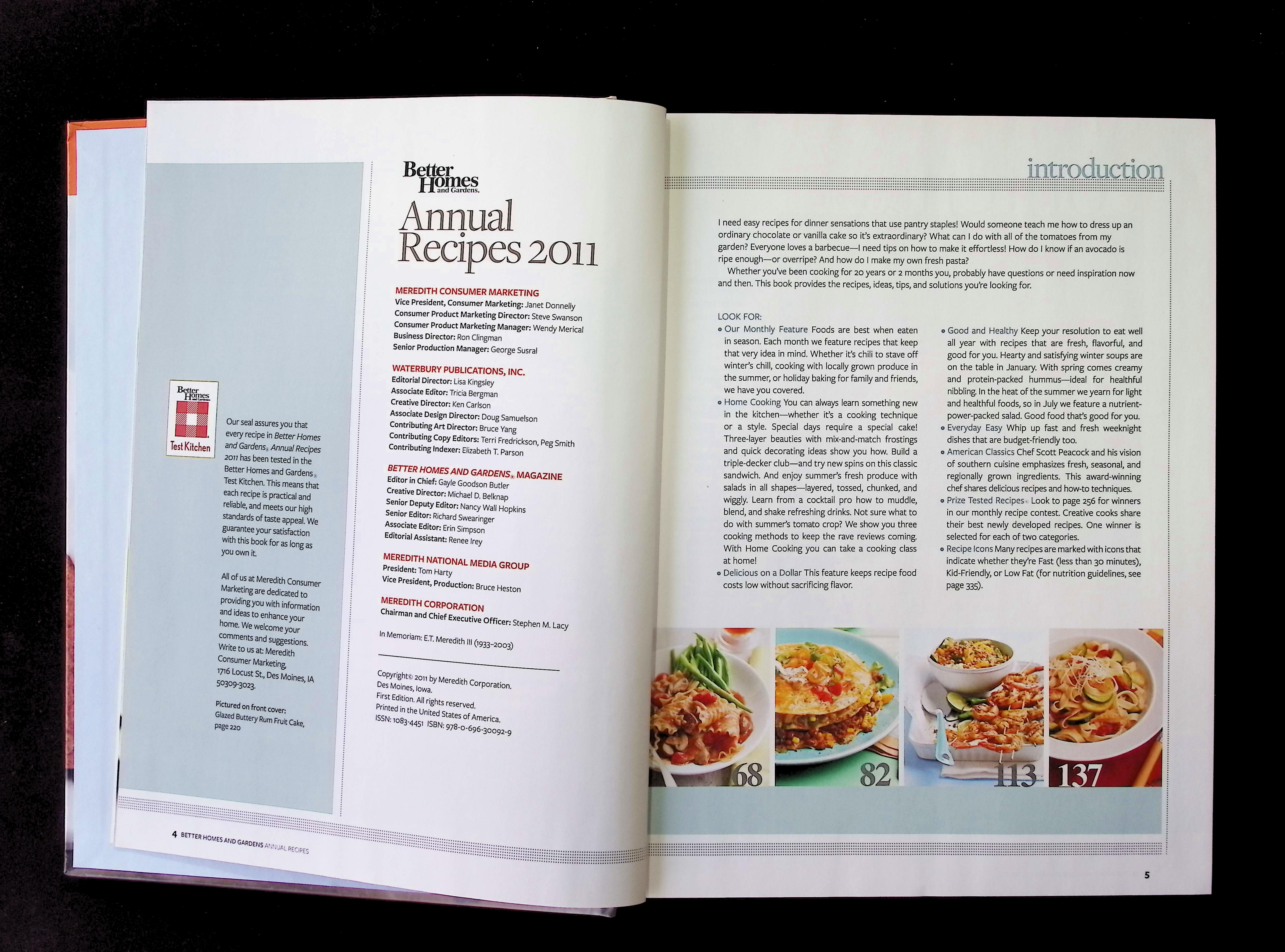 Better Homes and Gardens Annual Recipes 2011 — image 3