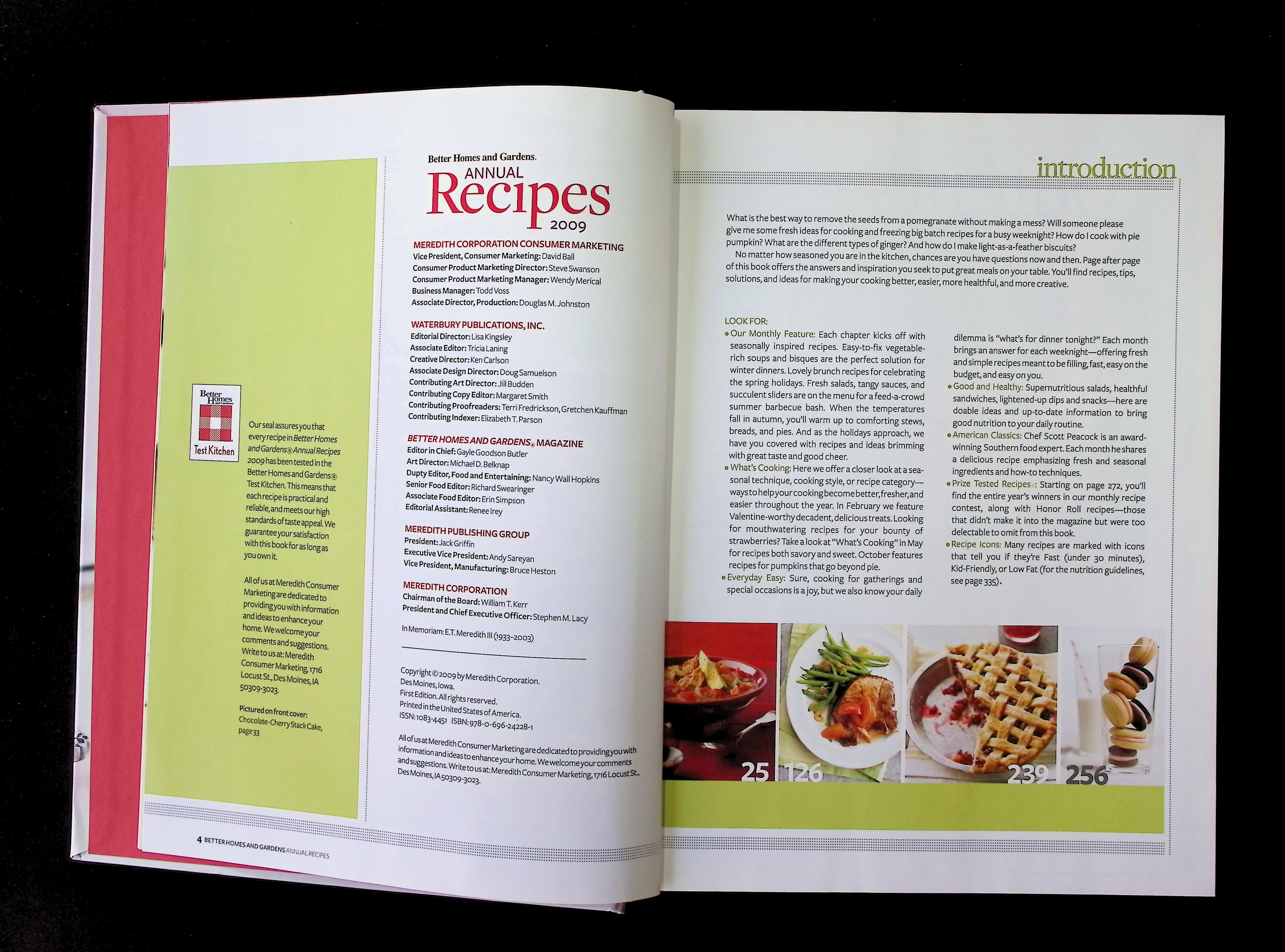 Better Homes and Gardens Annual Recipes 2009 — image 3