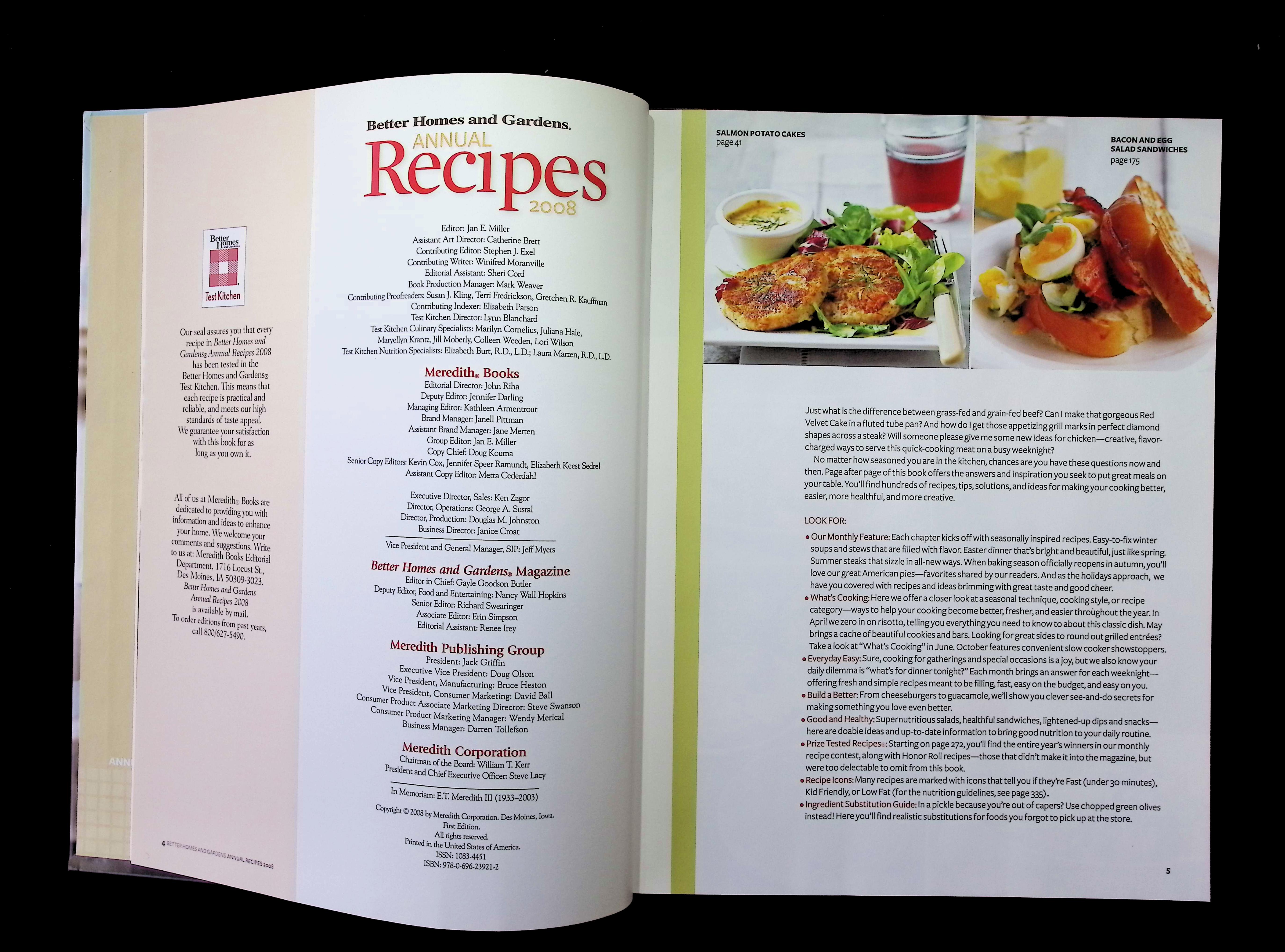 Better Homes and Gardens Annual Recipes 2008 — image 3