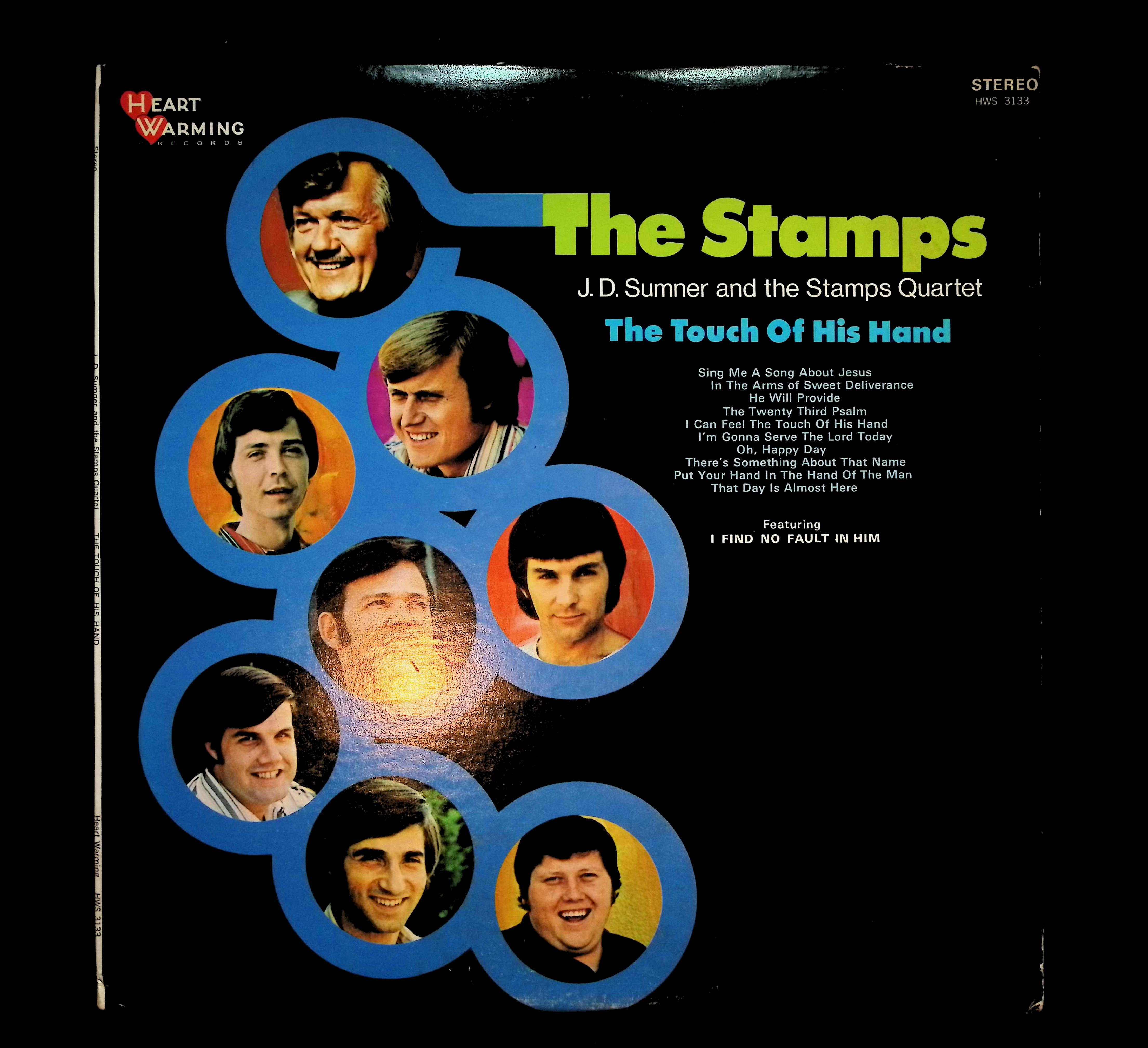 J.D. Sumner & The Stamps The Touch Of His Hand 12" LP 1971 HWS 3133 Folk, World, & Country